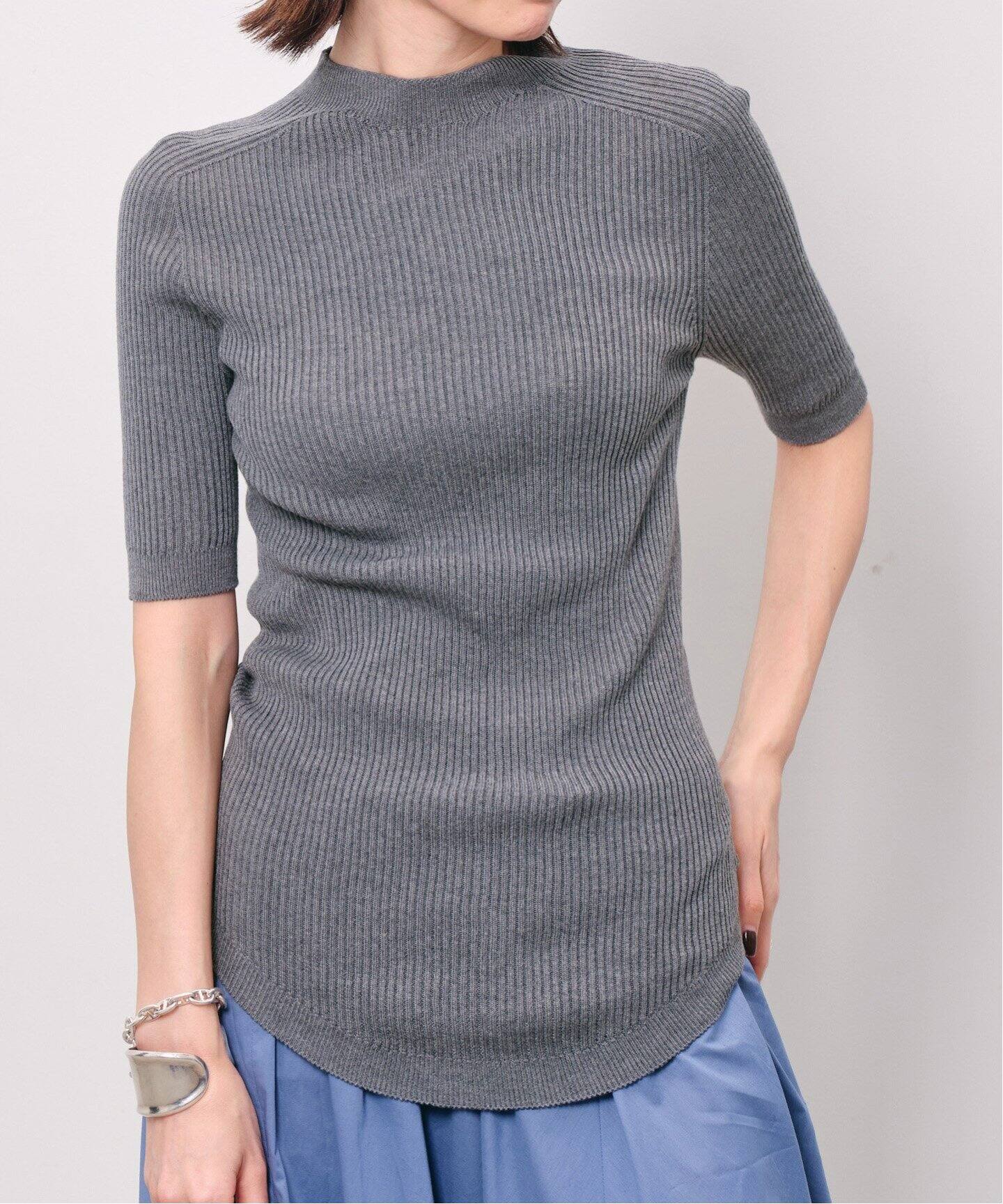 UNION LAUNCH/ユニオン ランチ】 WHOLE GARMENT BOTTLE NECK KNIT 
