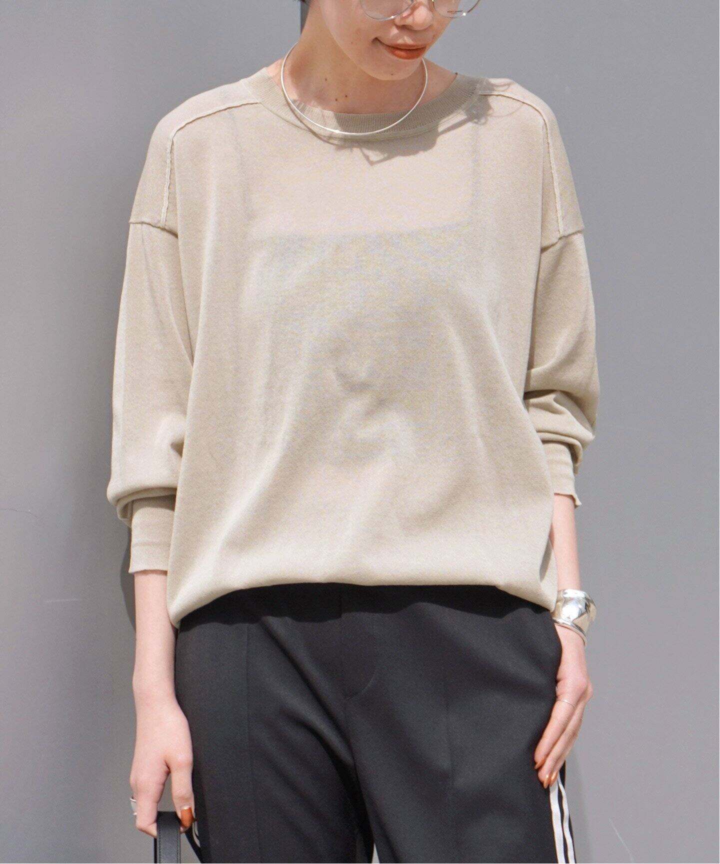 シアーニットプルオーバー（ニット／セーター）｜AP STUDIO（エーピー  