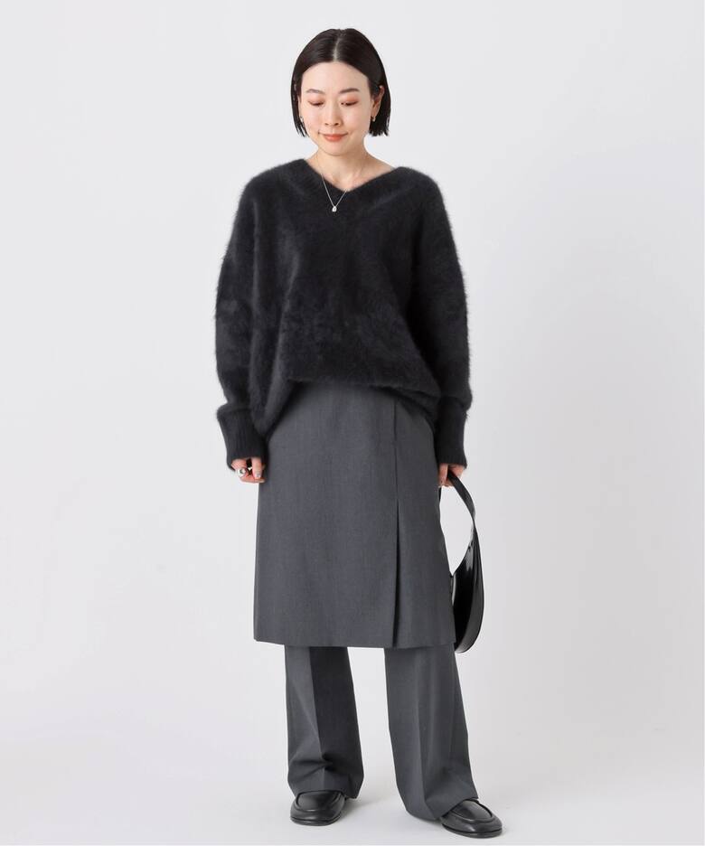 フォックスカシミヤVネックプルオーバー（ニット／セーター）｜AP  