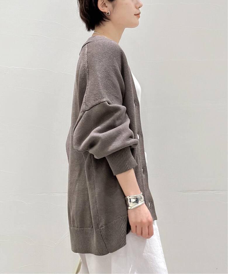 リラックスサイズリネンカーディガン（ニット／セーター）｜AP STUDIO 