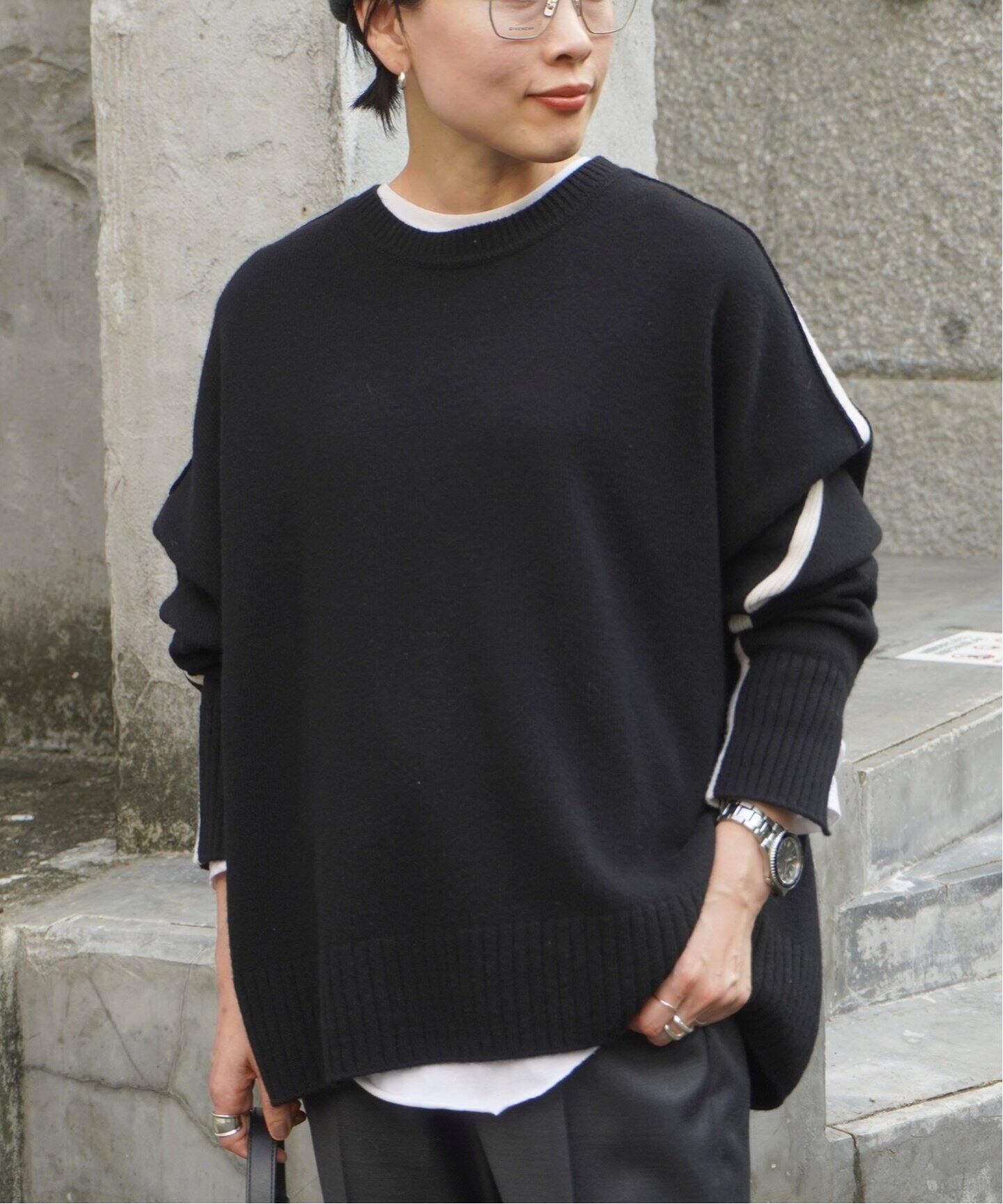 ラインニットプルオーバー（ニット／セーター）｜AP STUDIO（エーピー  