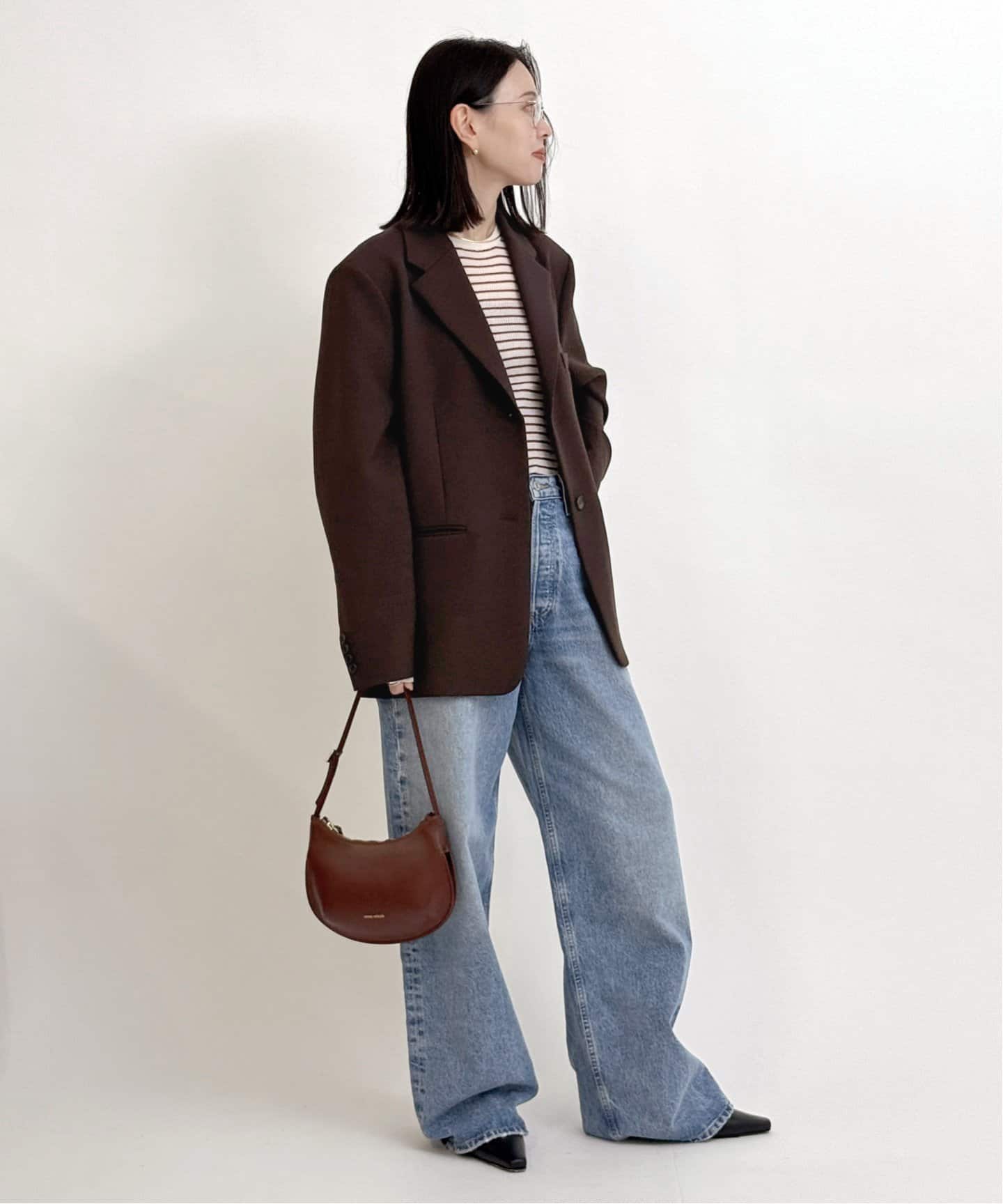 【AP STUDIO】ボーダーニットティー フリーサイズ ボーダーニットティー（ニット／セーター）｜AP STUDIO