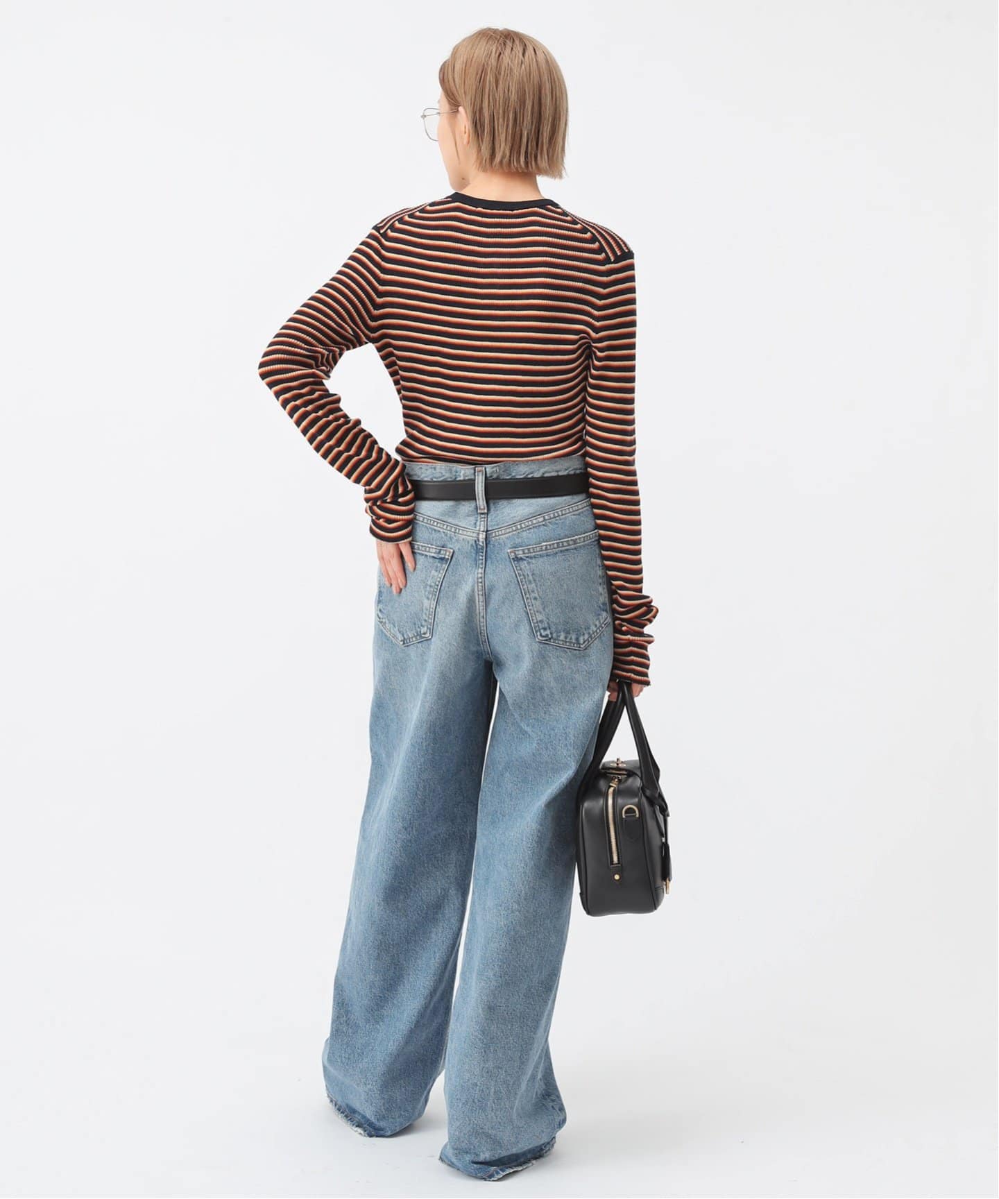 ボーダーニットティー（ニット／セーター）｜AP STUDIO（エーピー