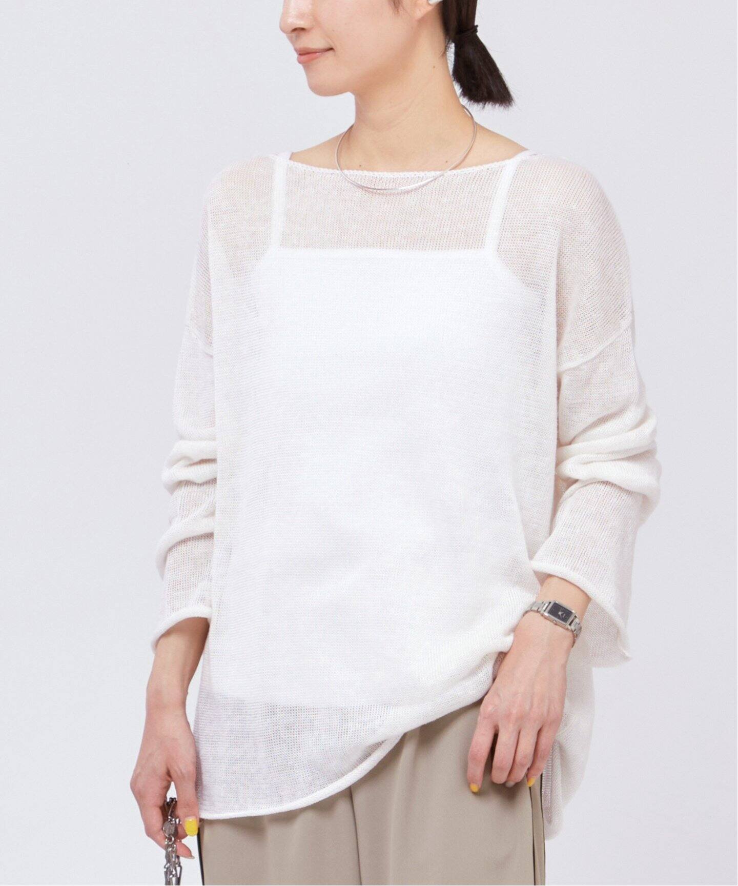 LINO シアープルオーバー（ニット／セーター）｜AP STUDIO（エーピー  