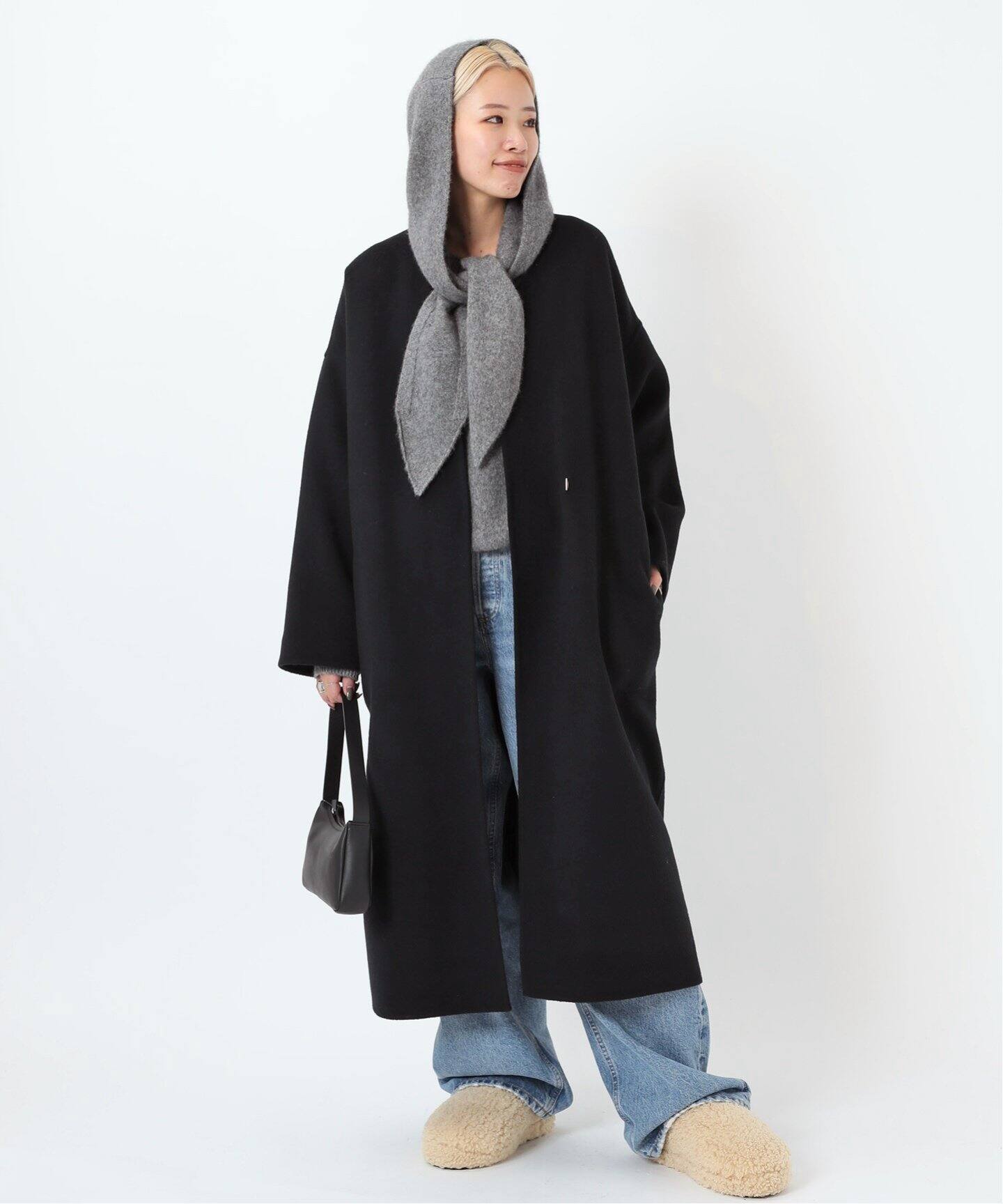 DEUXIEME CLASSE - AP STUDIO ワイドニット プルオーバー黒⭐️新品 AP STUDIO（エーピーストゥディオ）の「ワイドニット