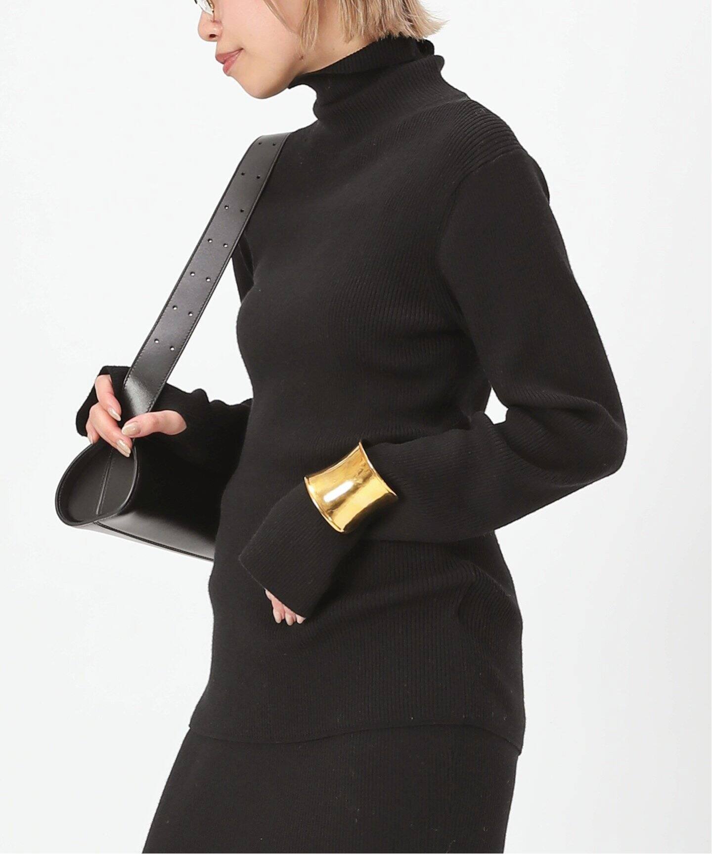 ウールリブタートルネックプルオーバー（ニット／セーター）｜AP