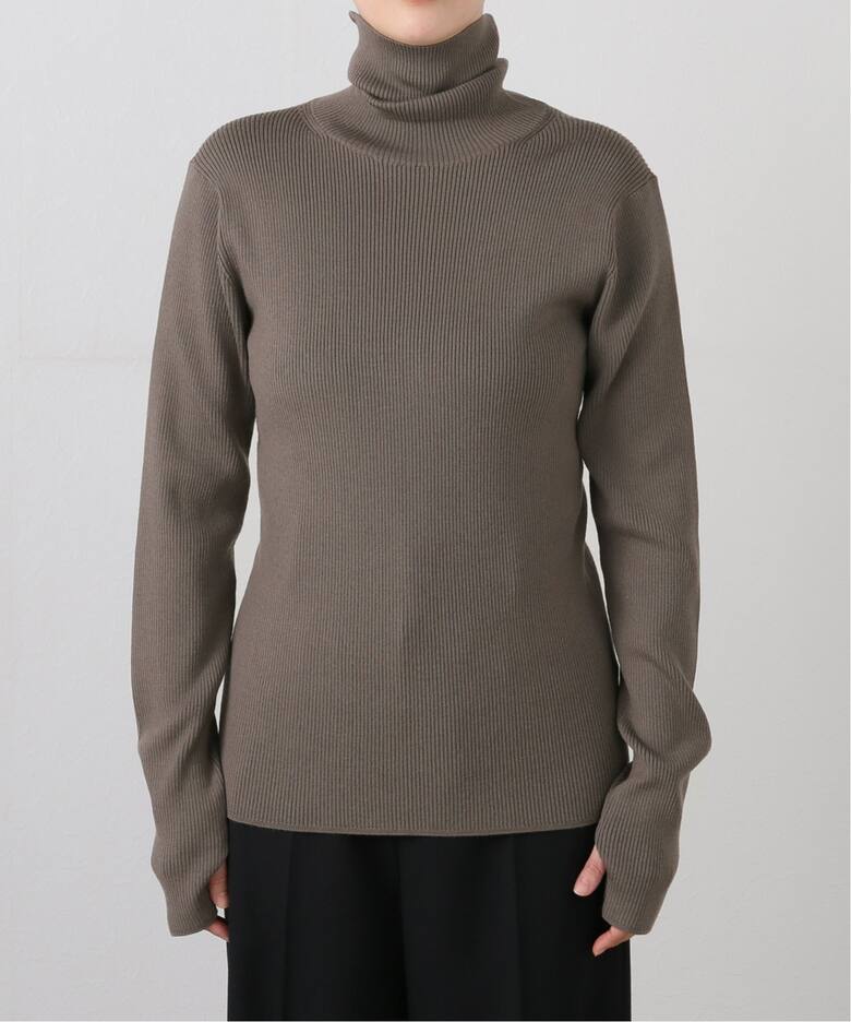 ウールリブタートルネックプルオーバー（ニット／セーター）｜AP  