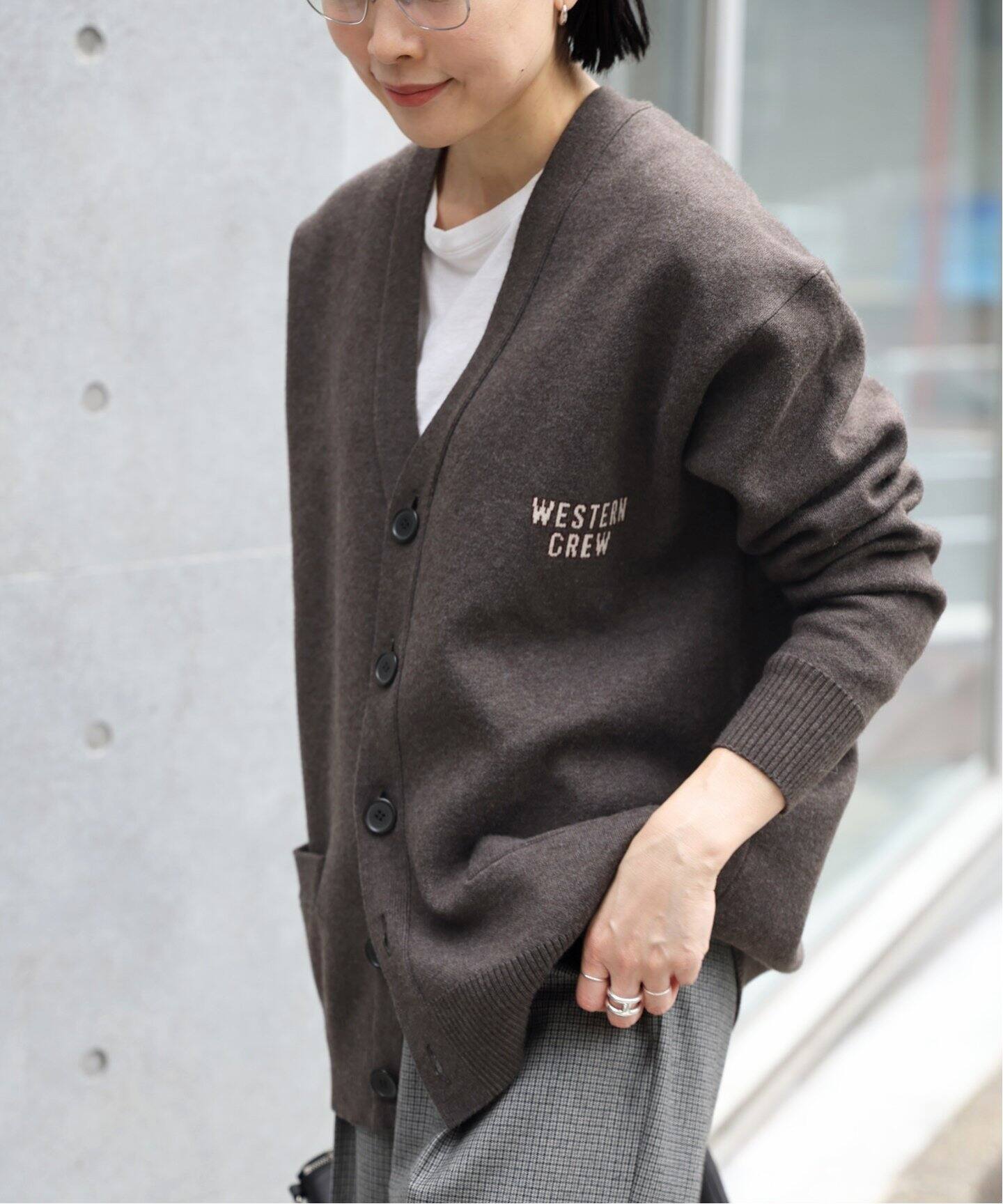 St.Johns 3rd Club】WESTERN CREW cardigan（カーディガン）｜AP 