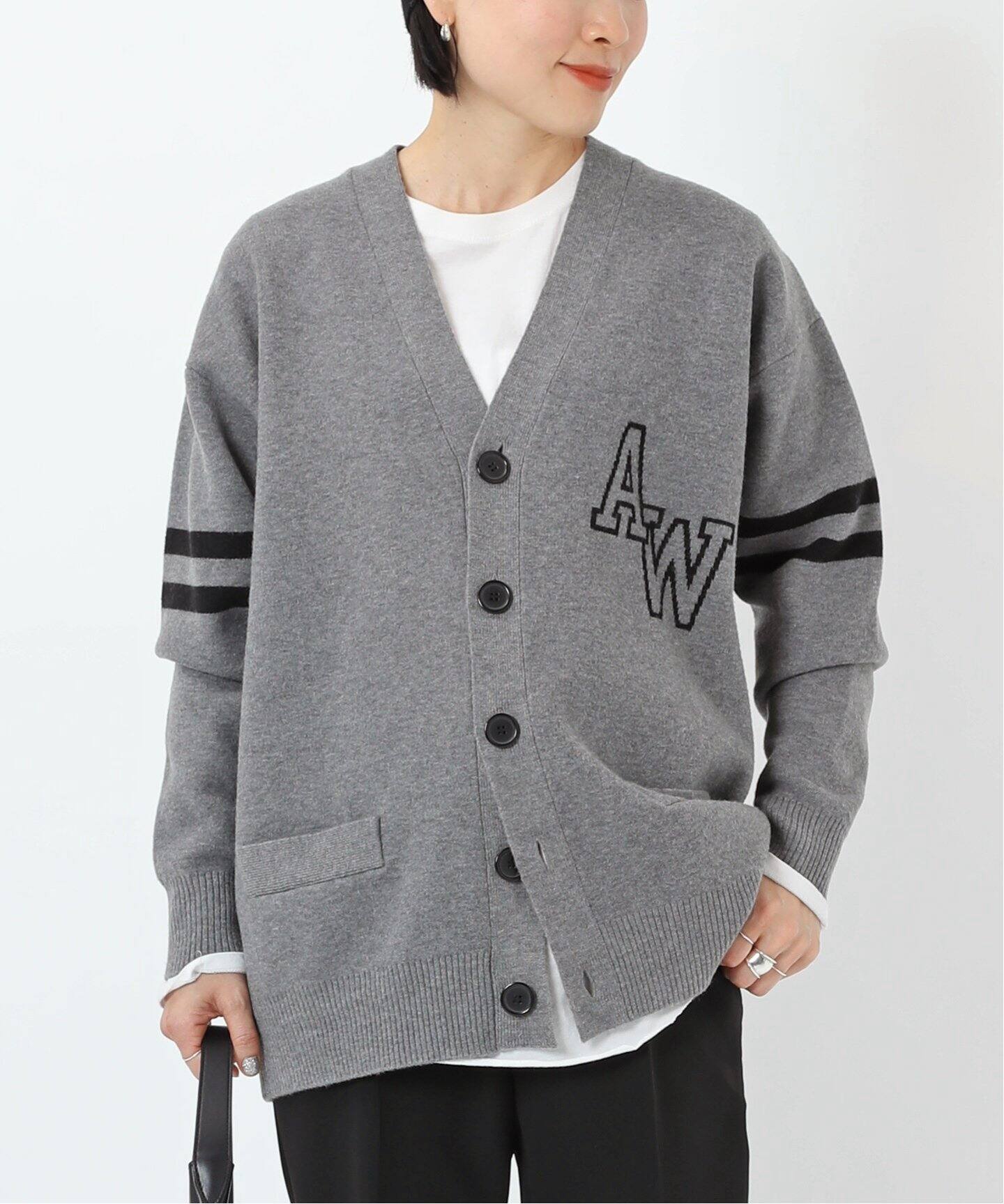 プラダ DNA959 ウールニットカーディガン メンズ 44（PRADA - 【中古  