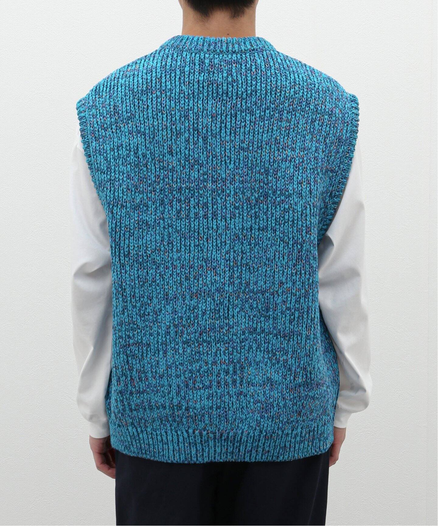 ENCOMING / インカミング】KNITTED TWO POCKET VEST（ベスト）｜WISM 