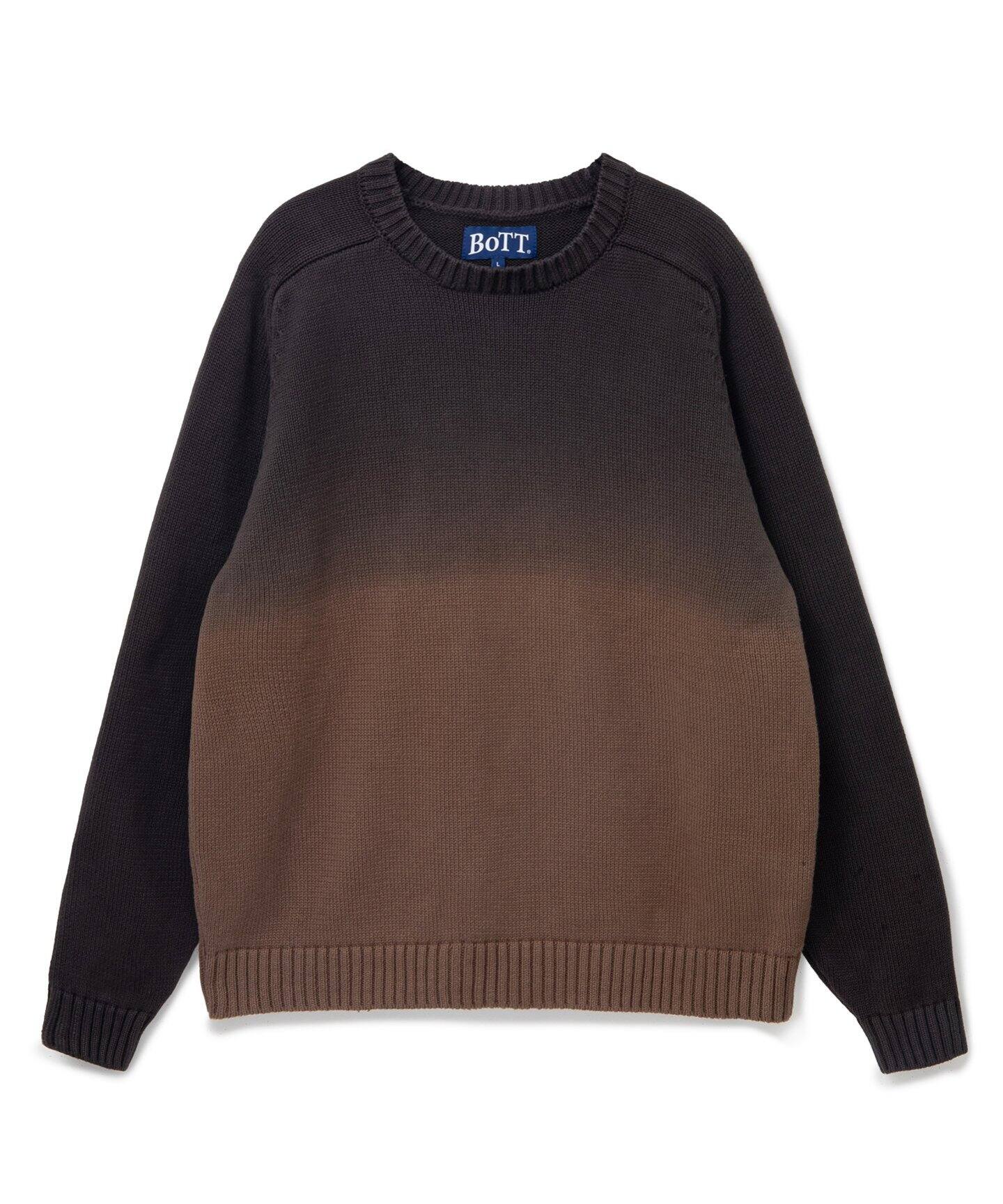 BoTT / ボット】Dyed Raglan Knit（ニット／セーター）｜WISM 