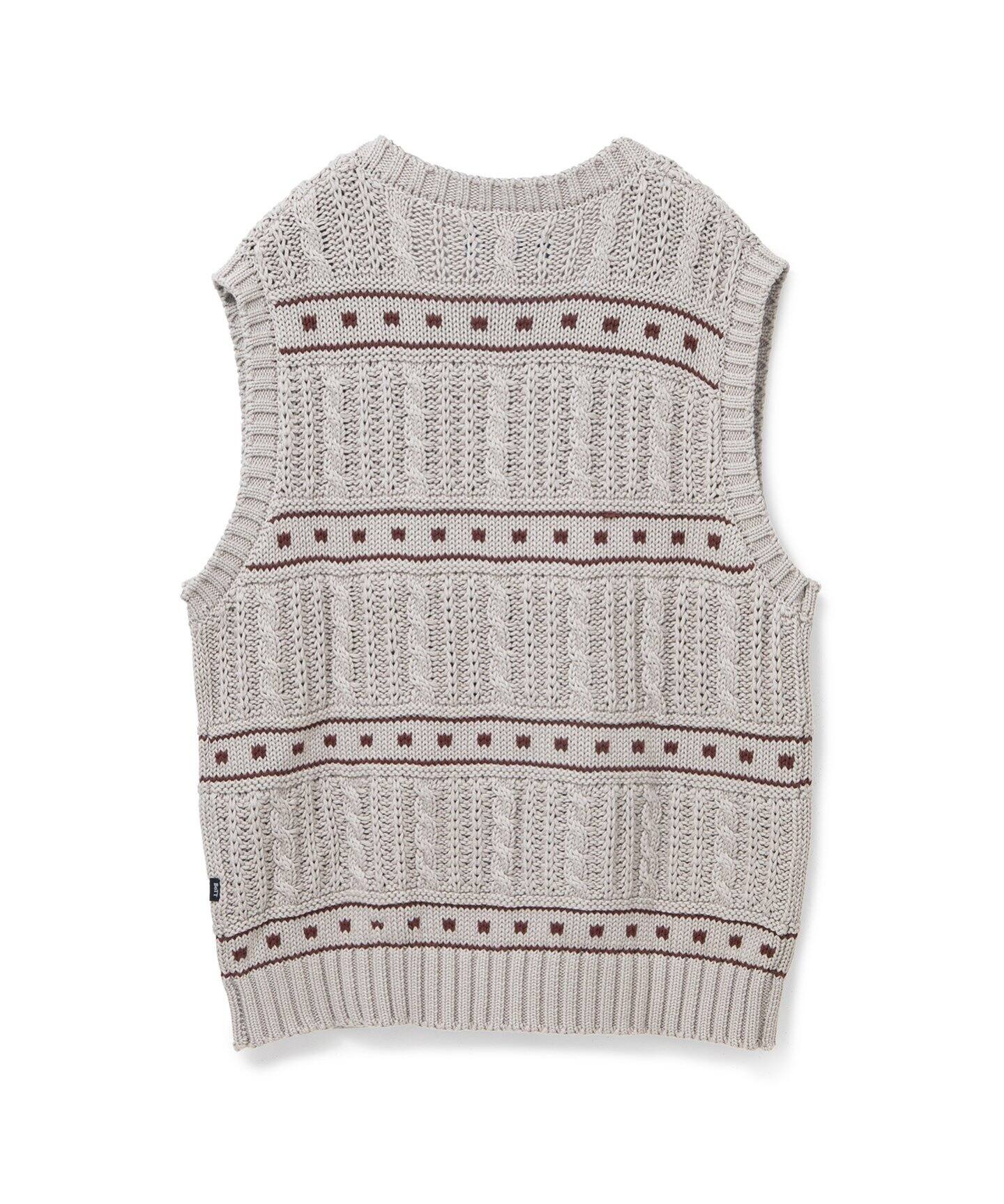 BoTT / ボット】Cable Knit Vest（ベスト）｜WISM（ウィズム）の通販  