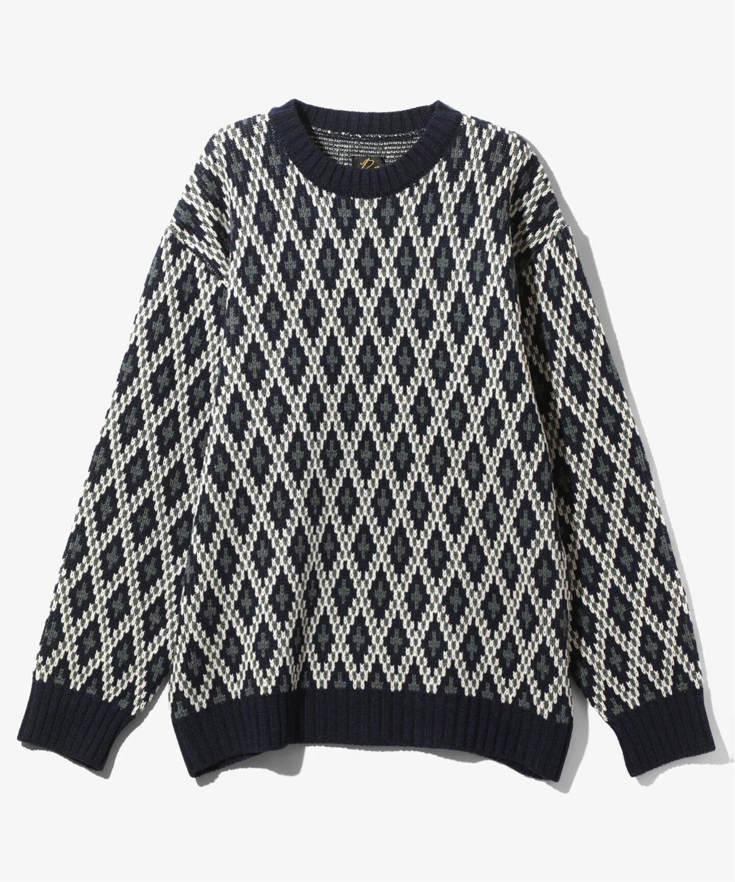 NEEDLES / ニードルズ】Crew Neck Sweater - Shetland（ニット 