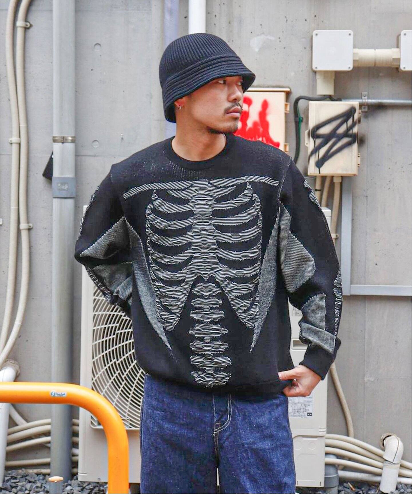 ROTOL / ロトル】3D SKELETON KNIT WOOL（ニット／セーター）｜WISM 