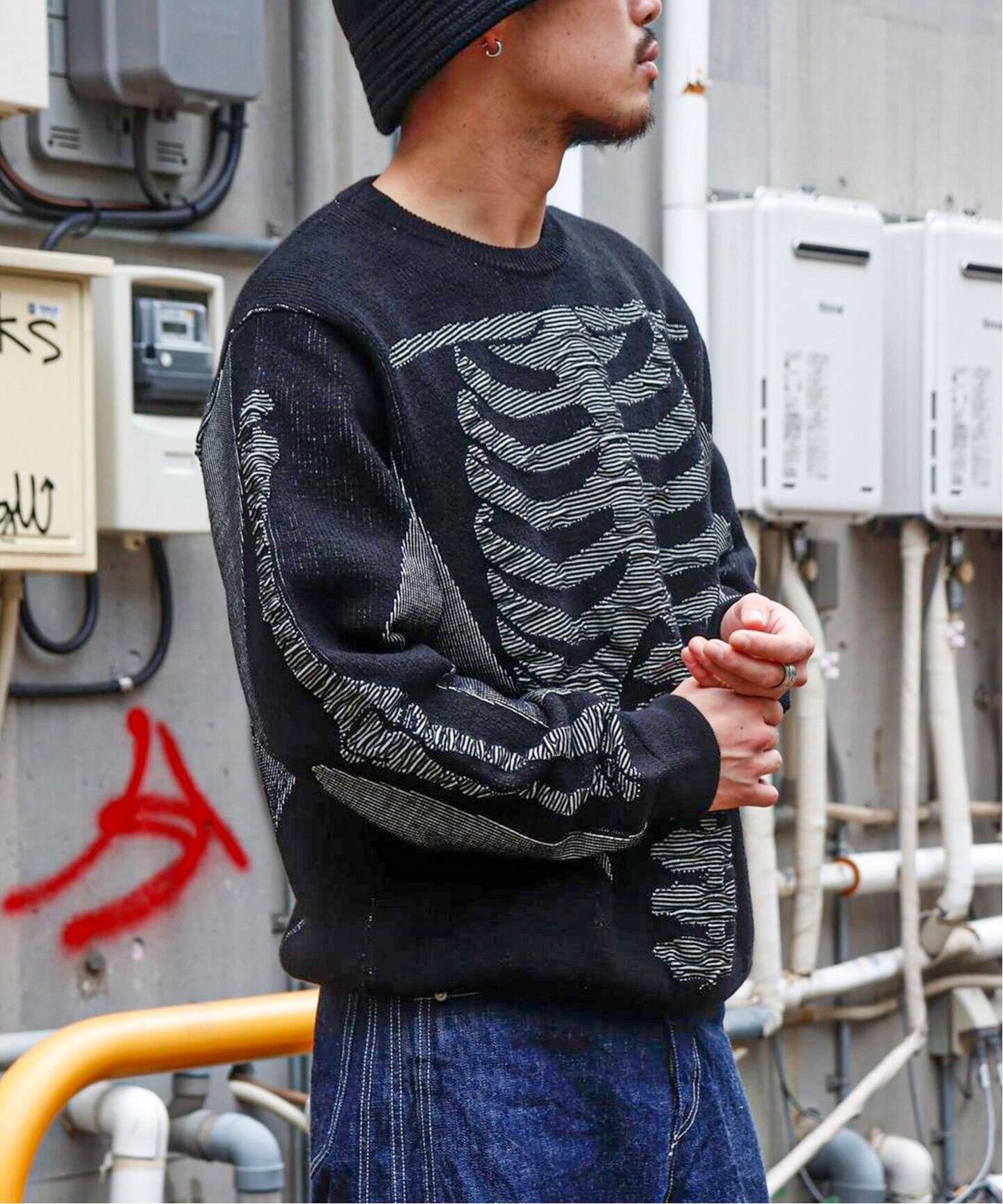 ROTOL / ロトル】3D SKELETON KNIT WOOL（ニット／セーター）｜WISM 