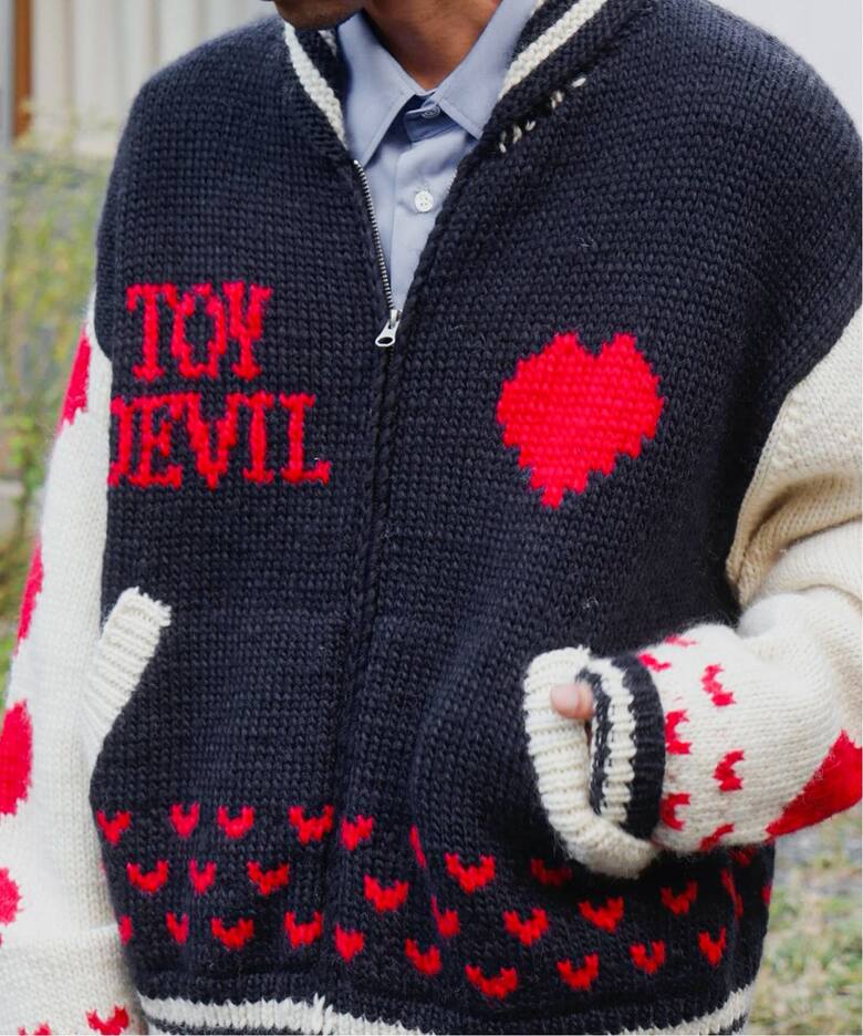 TOY DEVIL / トイデビル】KNIT BLOUSON（ニット／セーター）｜WISM 
