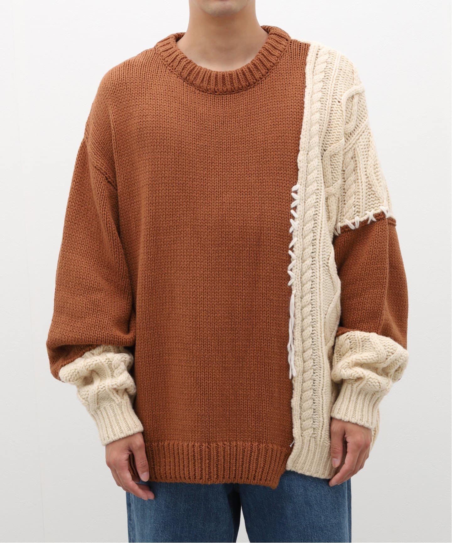 トップス TOY DEVIL ROTOL FRANKEN KNIT BROWN TOY DEVIL ROTOL FRANKEN KNIT BROWN | ヤマダウェブコム