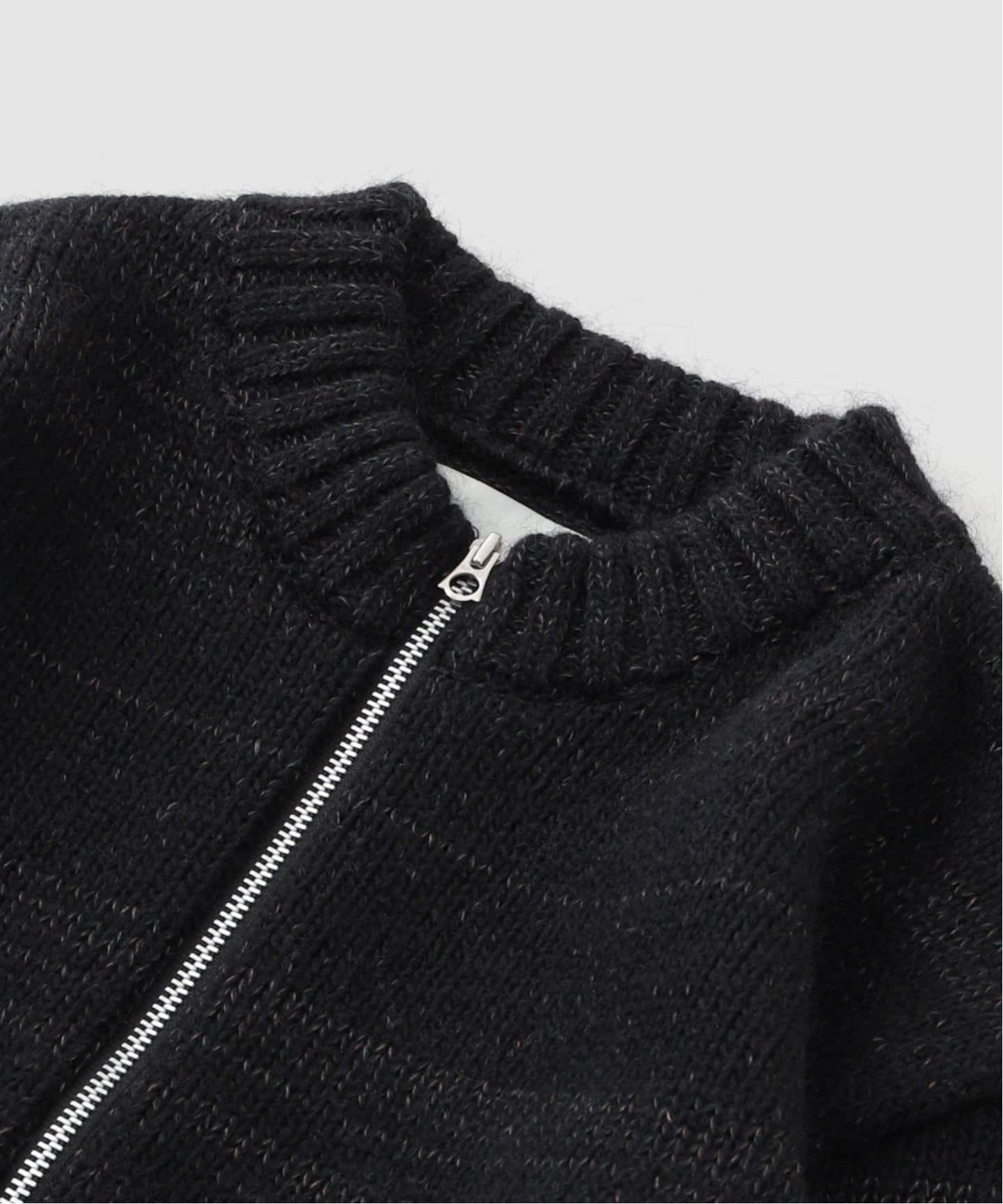 ENCOMING / インカミング】KNITTED TWO POCKET BLOUSON（ニット
