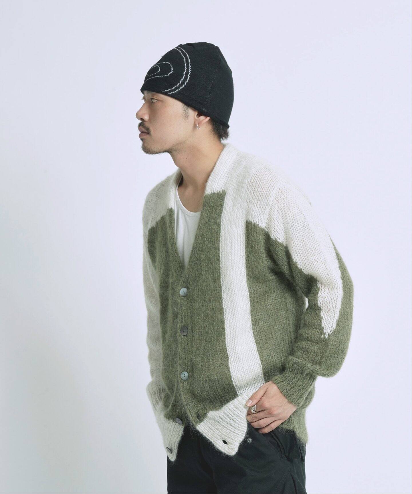 NOMA T.D. / ノ－マ・ティー・ディー】Hand Knitted Mohair Blend 