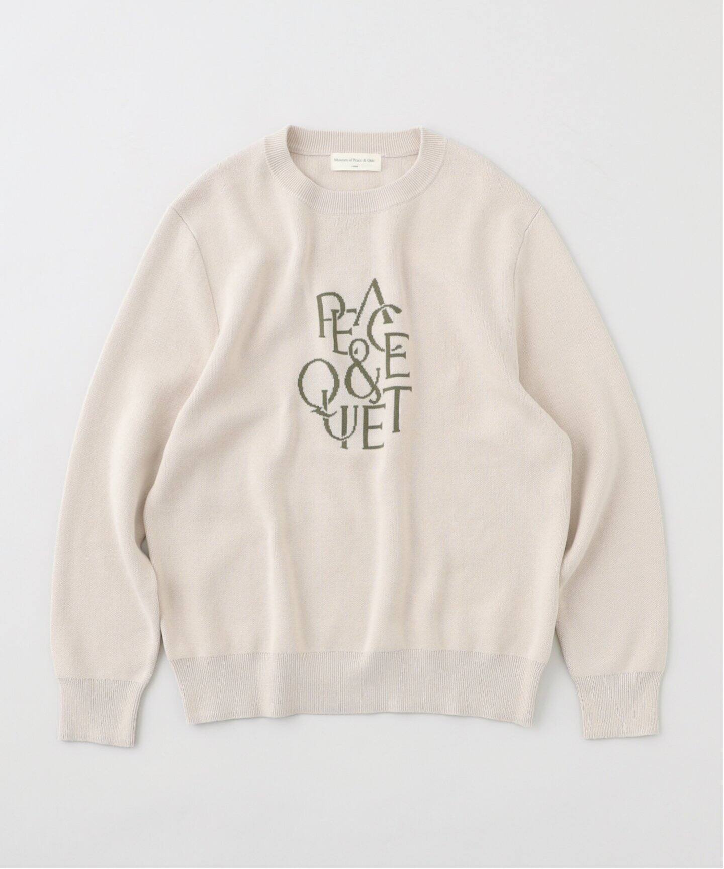 Museum Of Peace & Quiet】SERIF JACQUARD SWEATER（ニット／セーター 