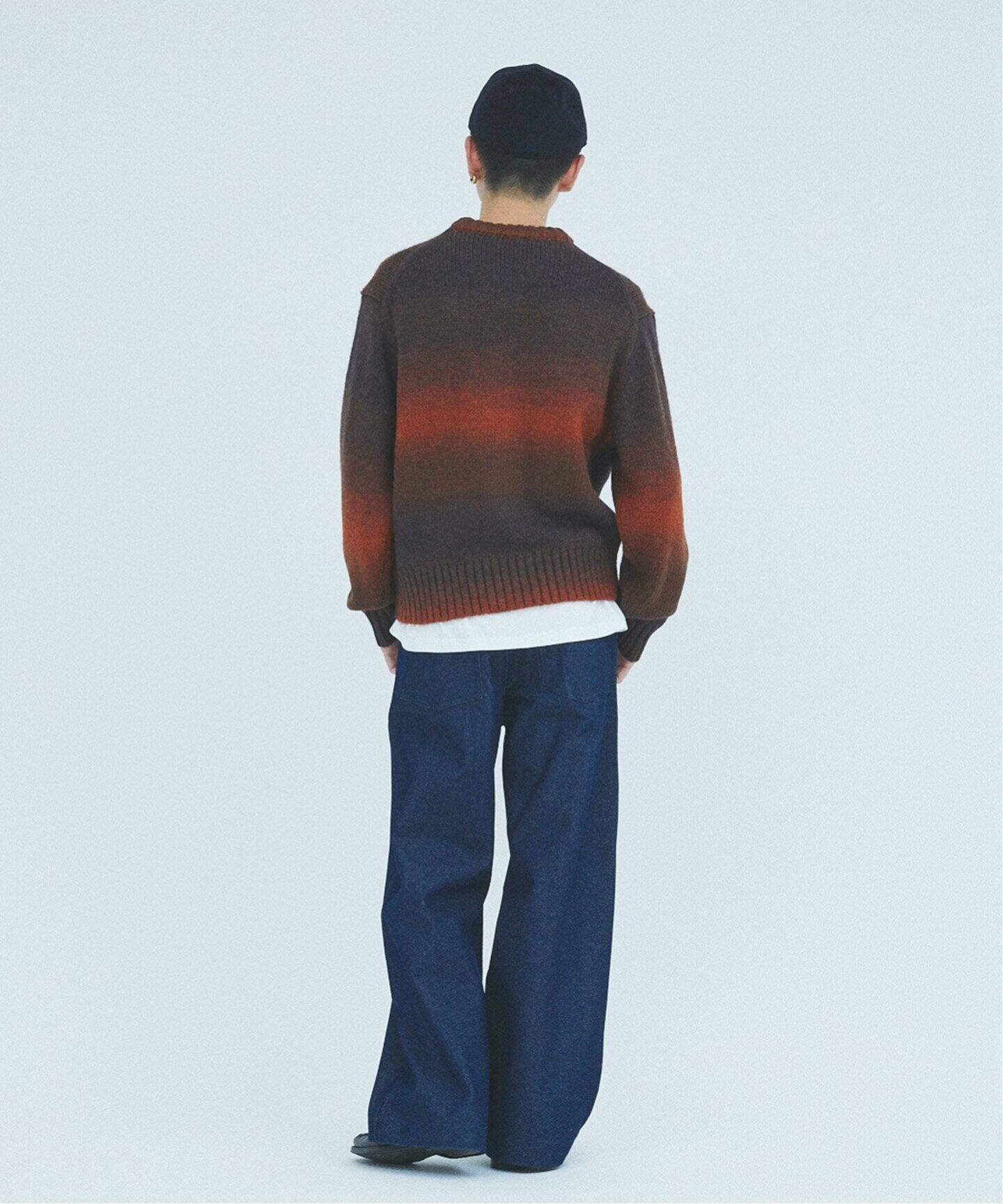 JOURNAL STANDARD - 【美品】ジャーナルスタンダードリサージ　ウール100 ボーダーニット ブラッシュド グラデーションボーダーニット（ニット／セーター