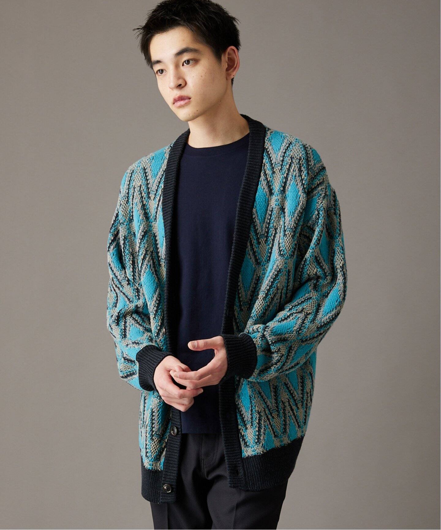 ネイティブパターン ジャカードカーディガン（カーディガン）｜JOURNAL  