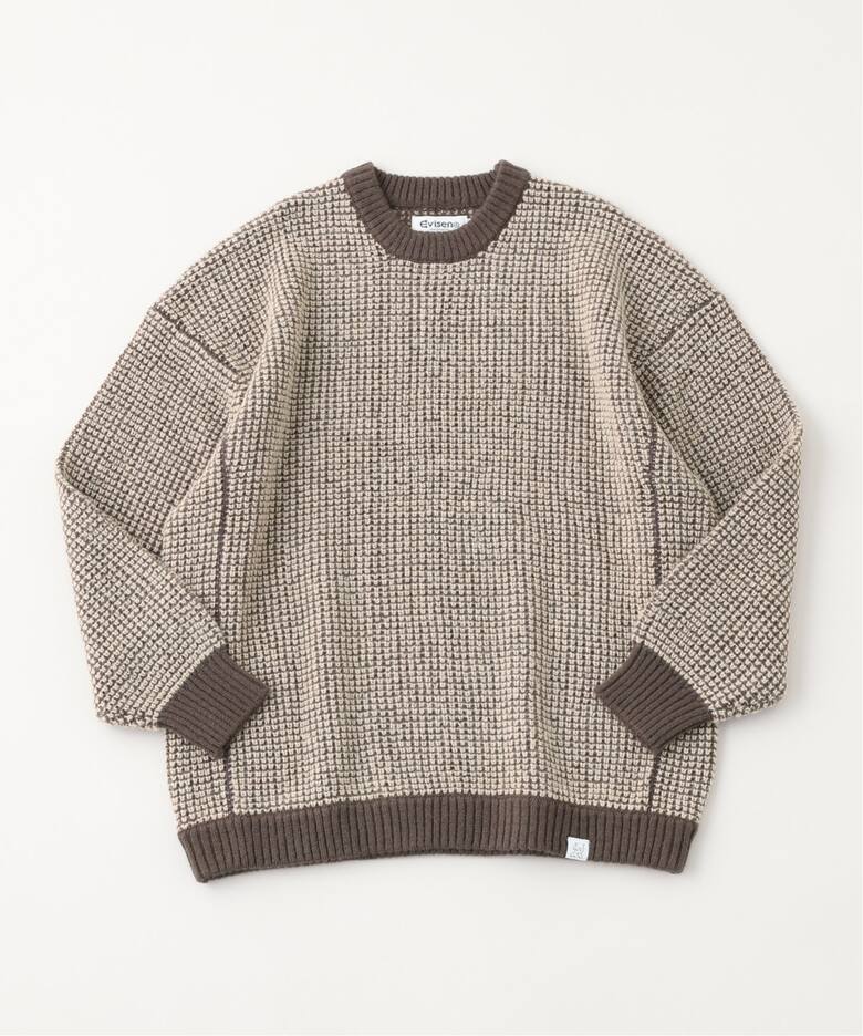 Evisen skateboards WAFFLE MOHAIR CREWNECK（ニット／セーター 