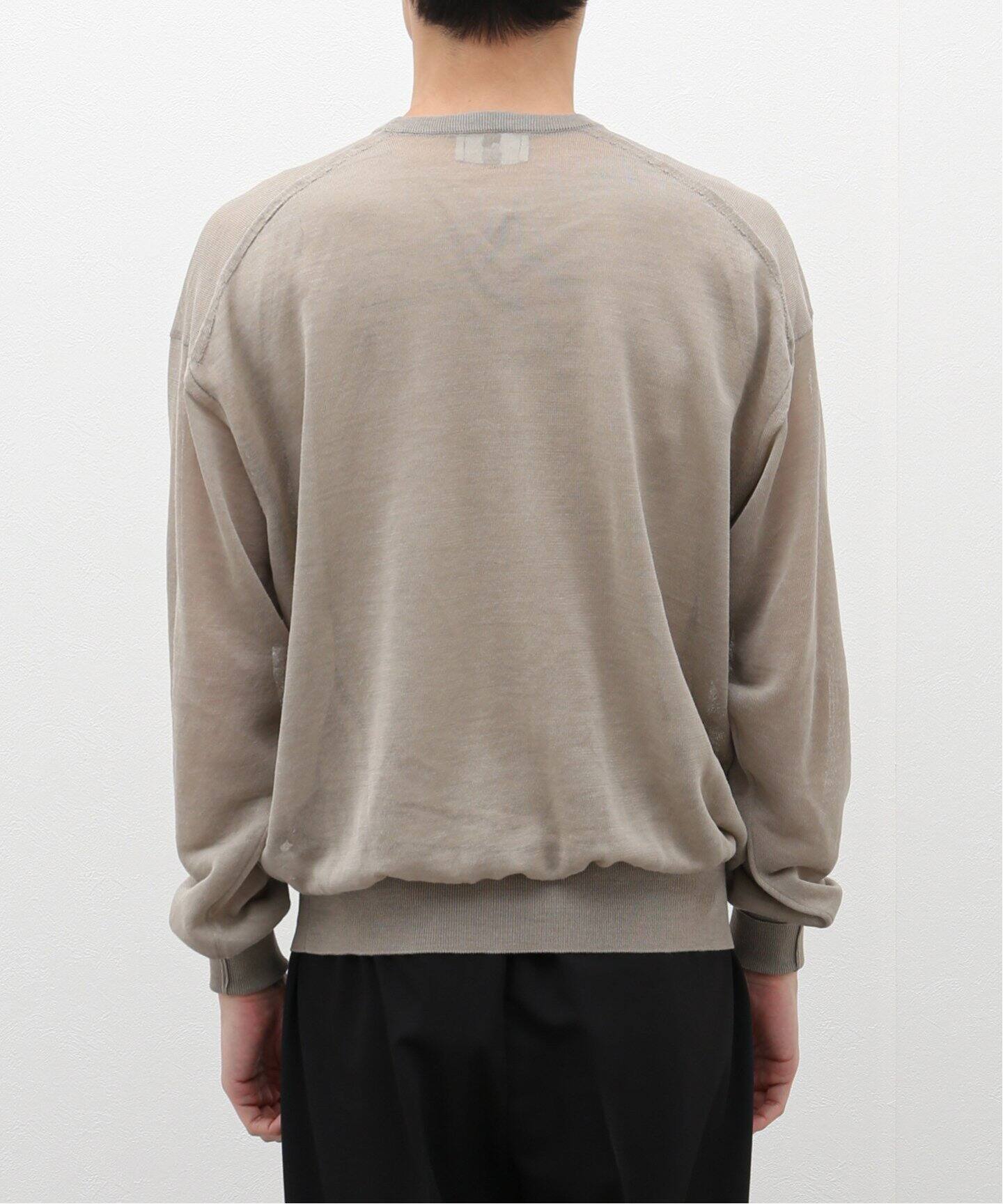 HERILL / Ramie High gauge crew neck 24-080-HL-8350-1（ニット 