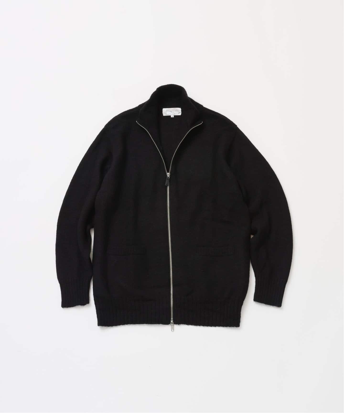FOLL / フォル】baby alpaca drivers knit jacket（ニット