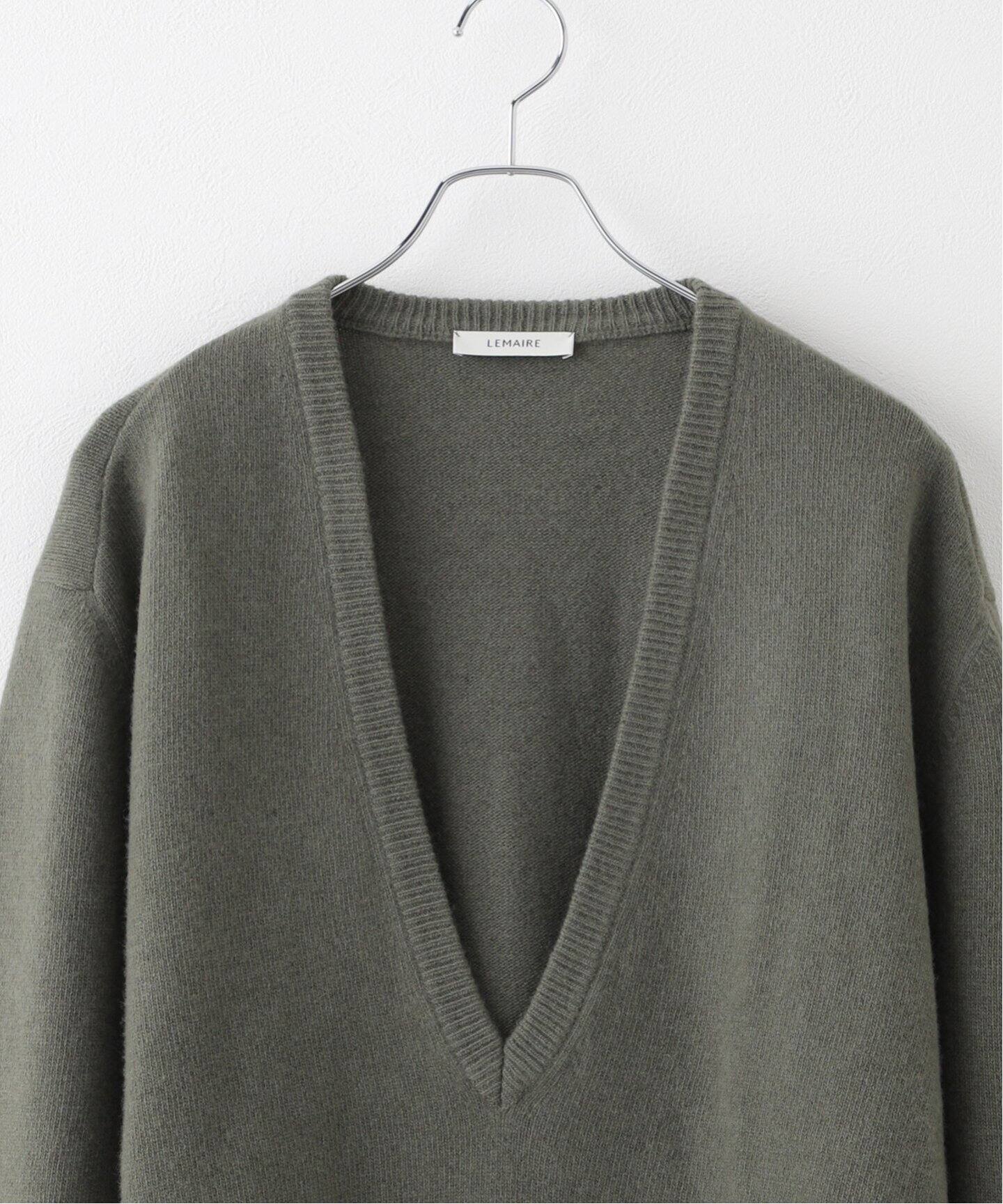 LEMAIRE / ルメール】 DEEP V NECK JUMPER（ニット／セーター 