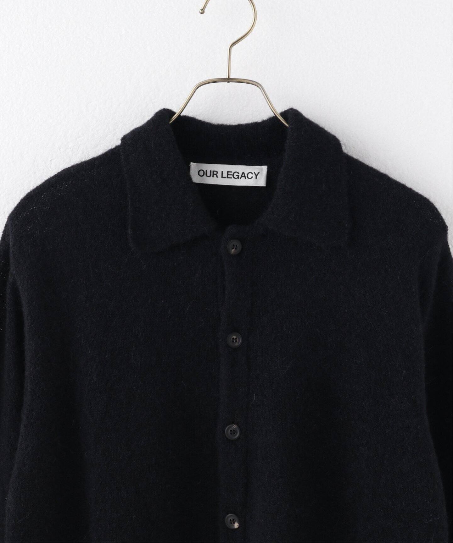 OUR LEGACY】 EVENING POLO Black Fuzzy Al（カーディガン）｜UNFOLLOW 