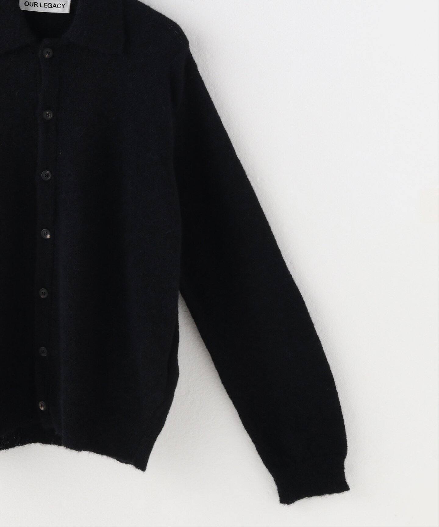 OUR LEGACY】 EVENING POLO Black Fuzzy Al（カーディガン）｜UNFOLLOW 