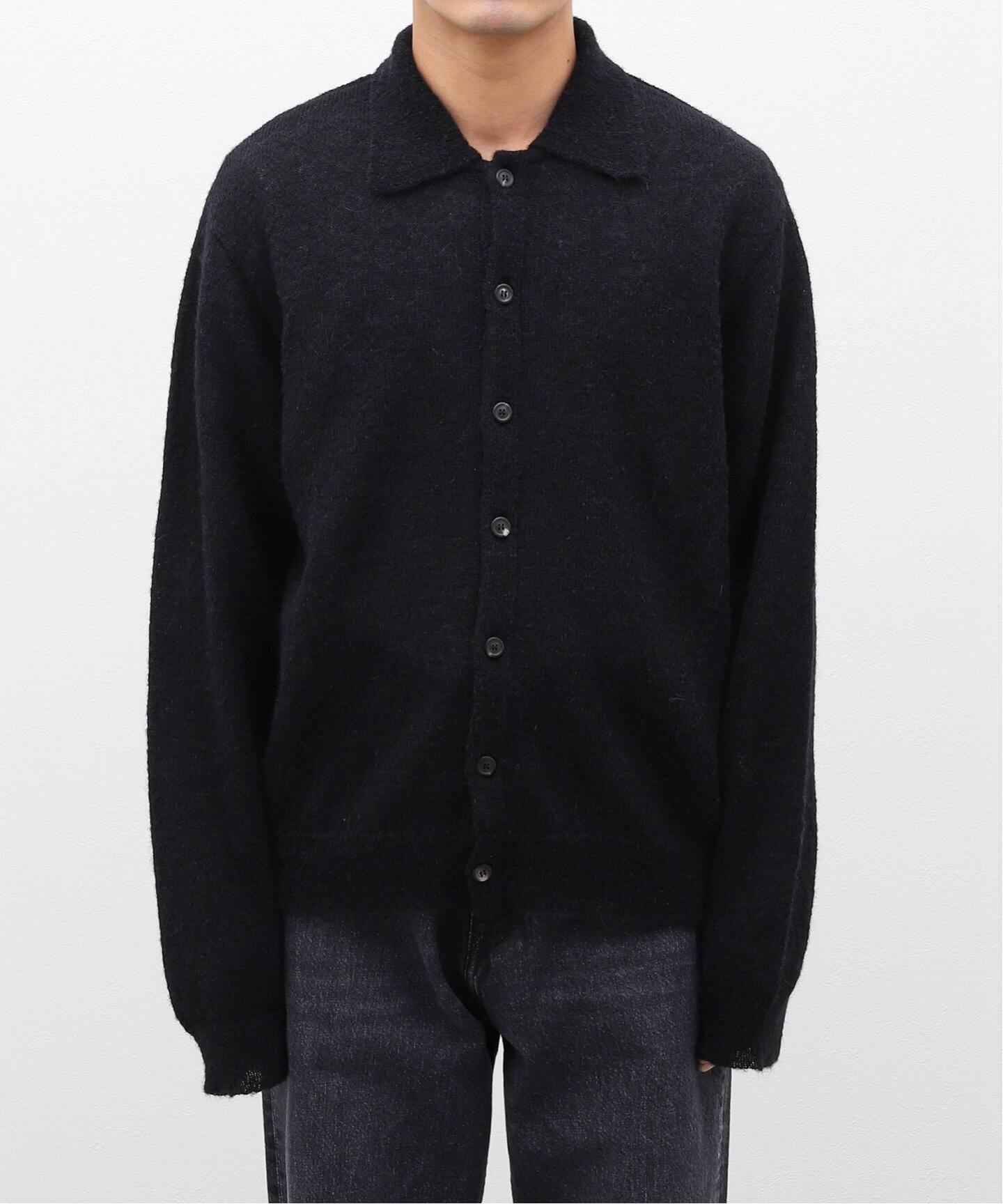 OUR LEGACY】 EVENING POLO Black Fuzzy Al（カーディガン）｜UNFOLLOW  