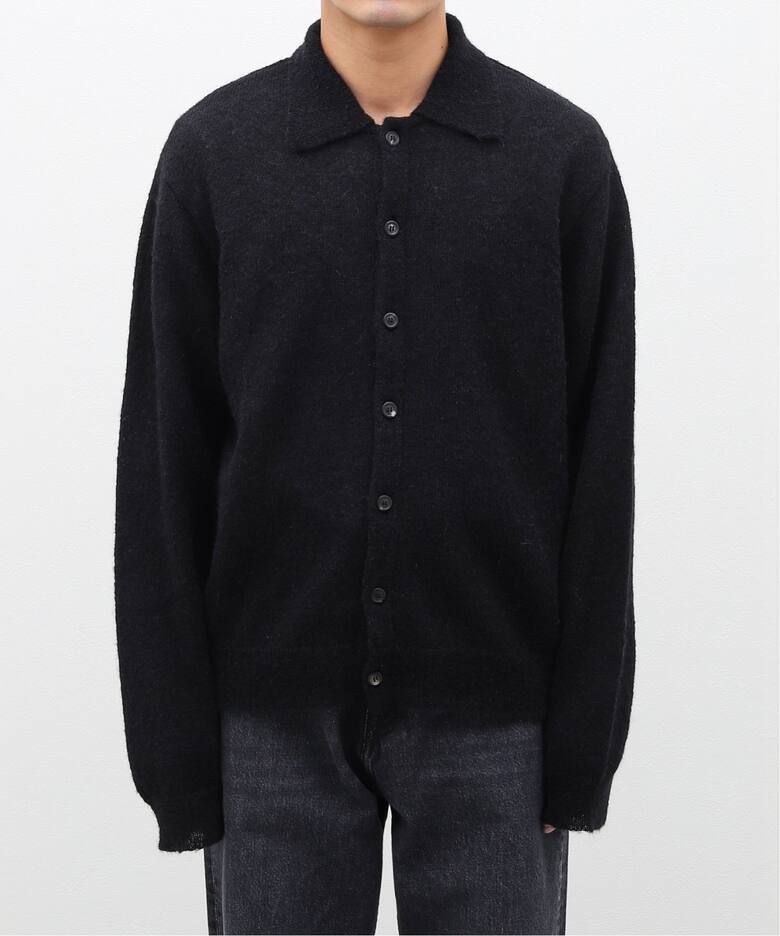 OUR LEGACY】 EVENING POLO Black Fuzzy Al（カーディガン）｜UNFOLLOW  
