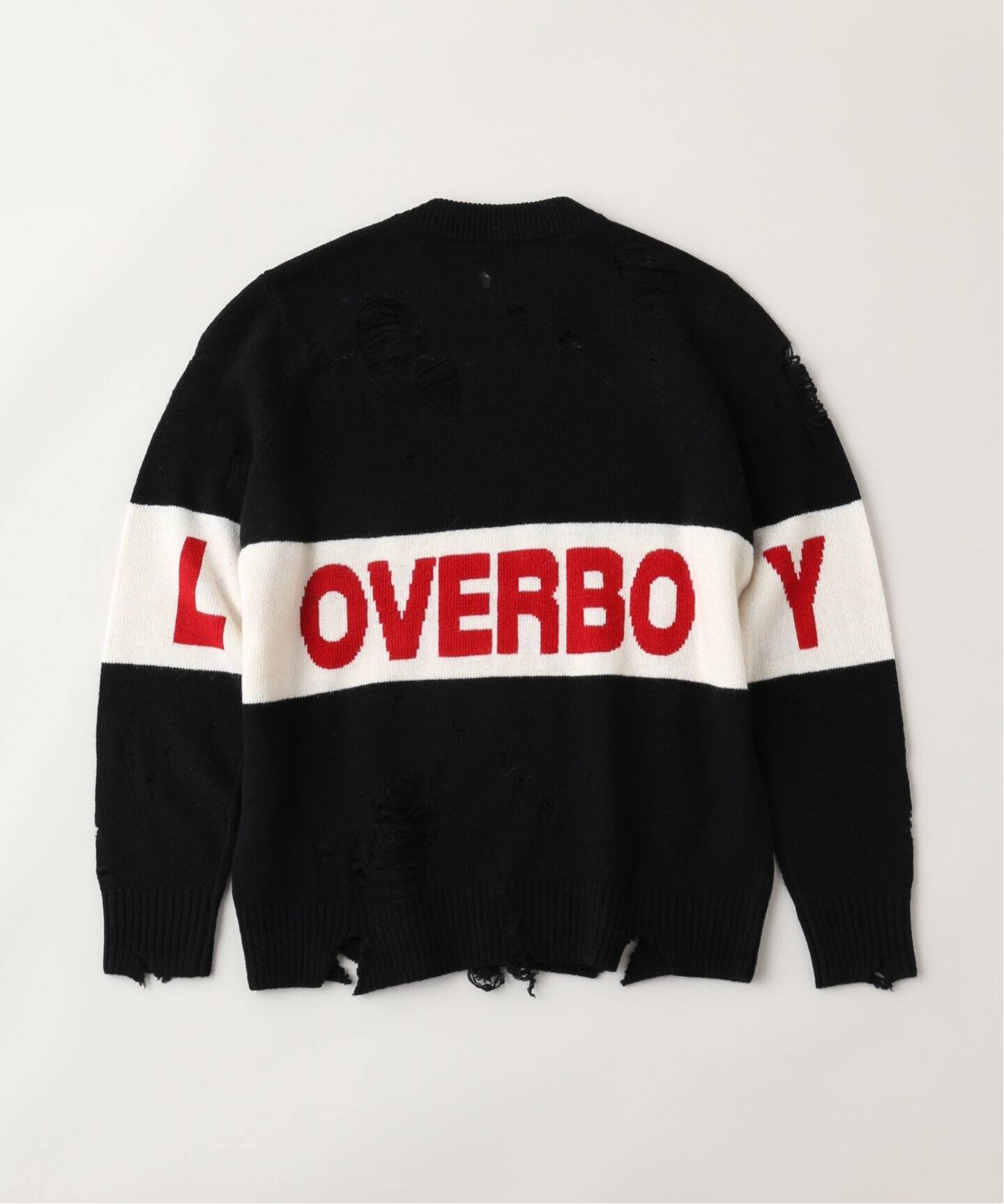 Charles Jeffrey LOVERBOY】 DISTRESSED LOVERBOY LOGO JUMPER（ニット 