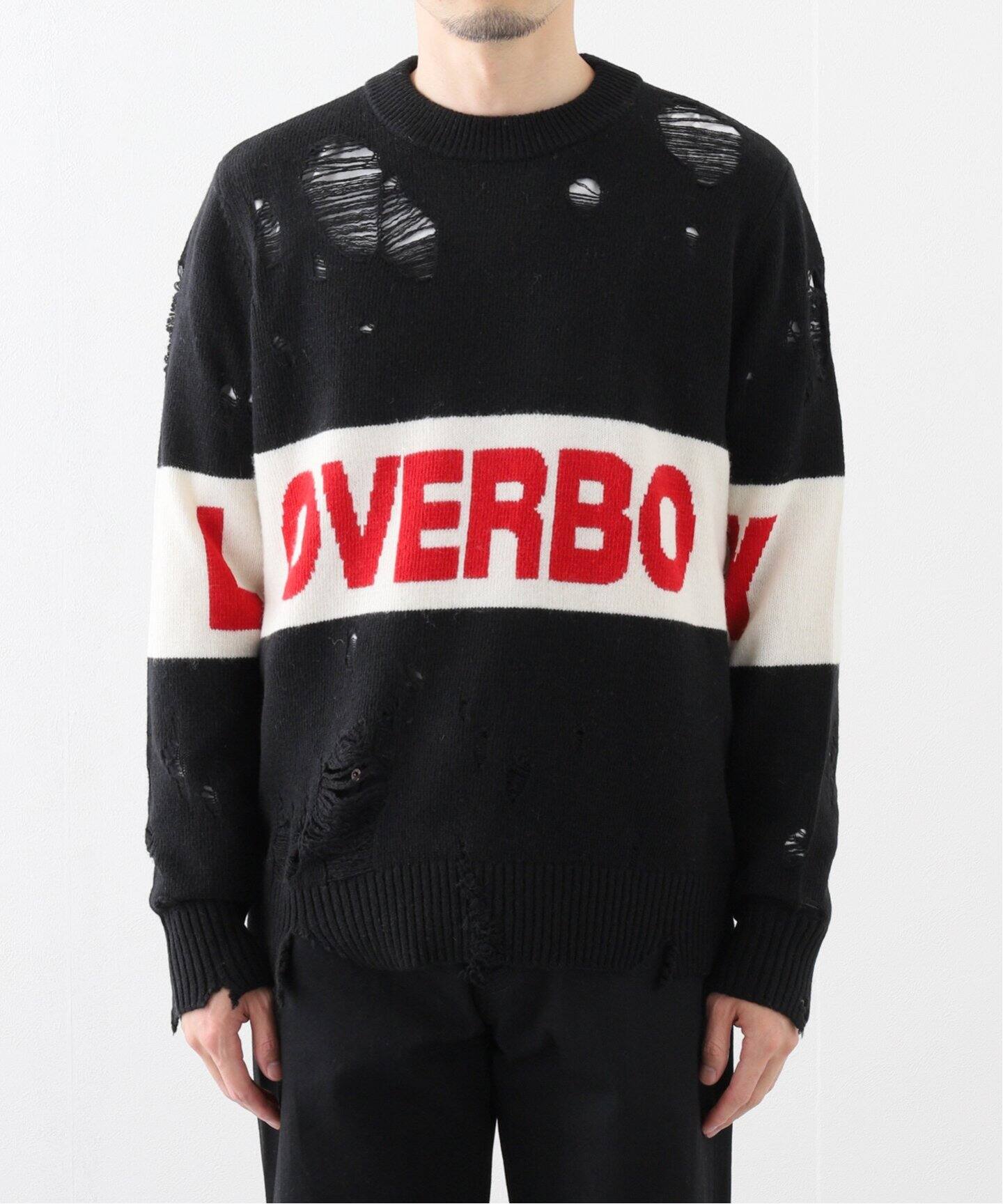 Charles Jeffrey LOVERBOY】 DISTRESSED LOVERBOY LOGO JUMPER（ニット 