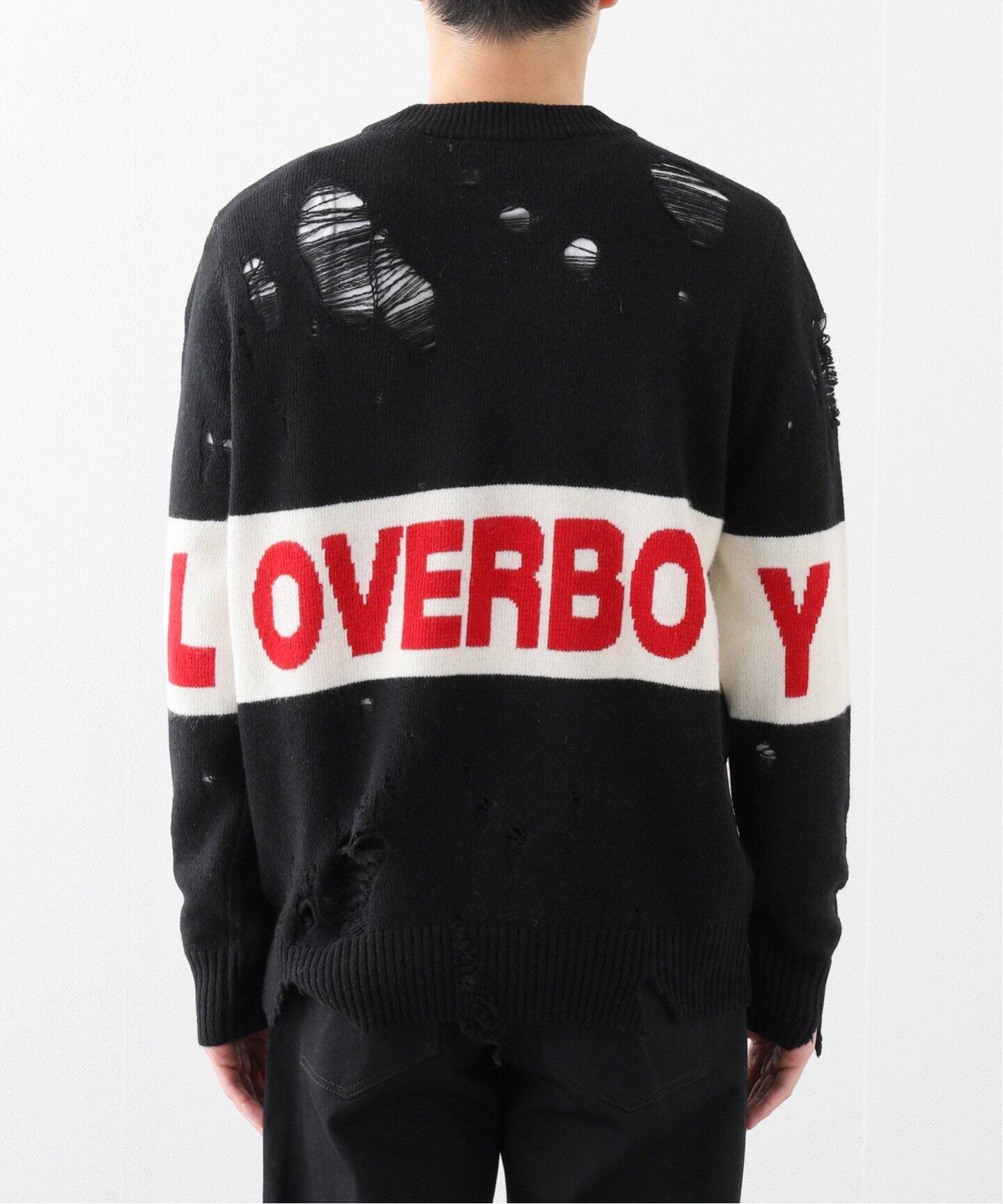 Charles Jeffrey LOVERBOY】 DISTRESSED LOVERBOY LOGO JUMPER（ニット 