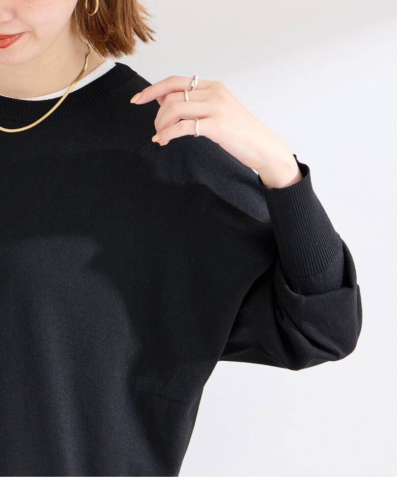 ドルマンワイドニットプルオーバー（ニット／セーター）｜B.C STOCK  