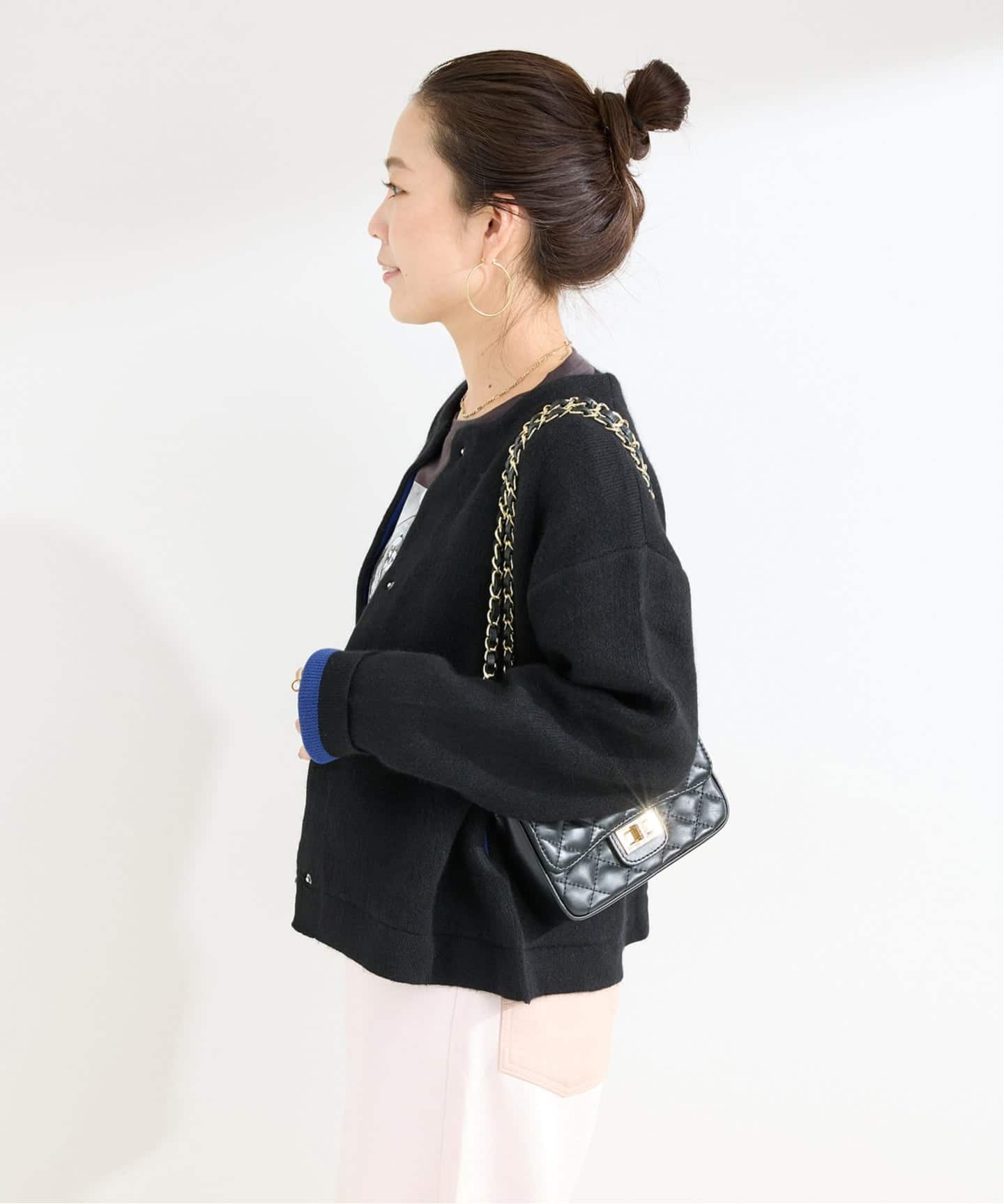 追加4》2層スムース編みニットブルゾン（カーディガン）｜B.C STOCK