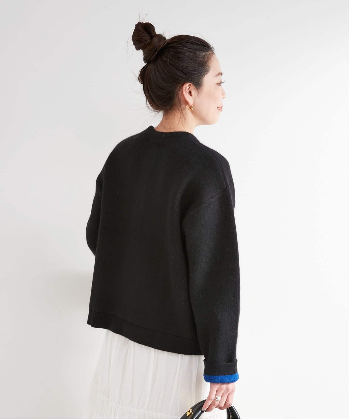 追加5》2層スムース編みニットブルゾン（カーディガン）｜B.C STOCK