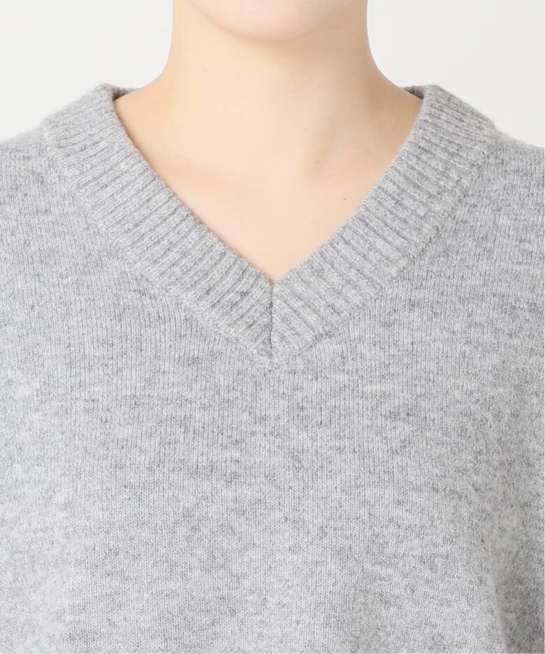 ALWAYS OUT OF STOCK Vネックニット 手洗い可 / Vネックビックケーブル 