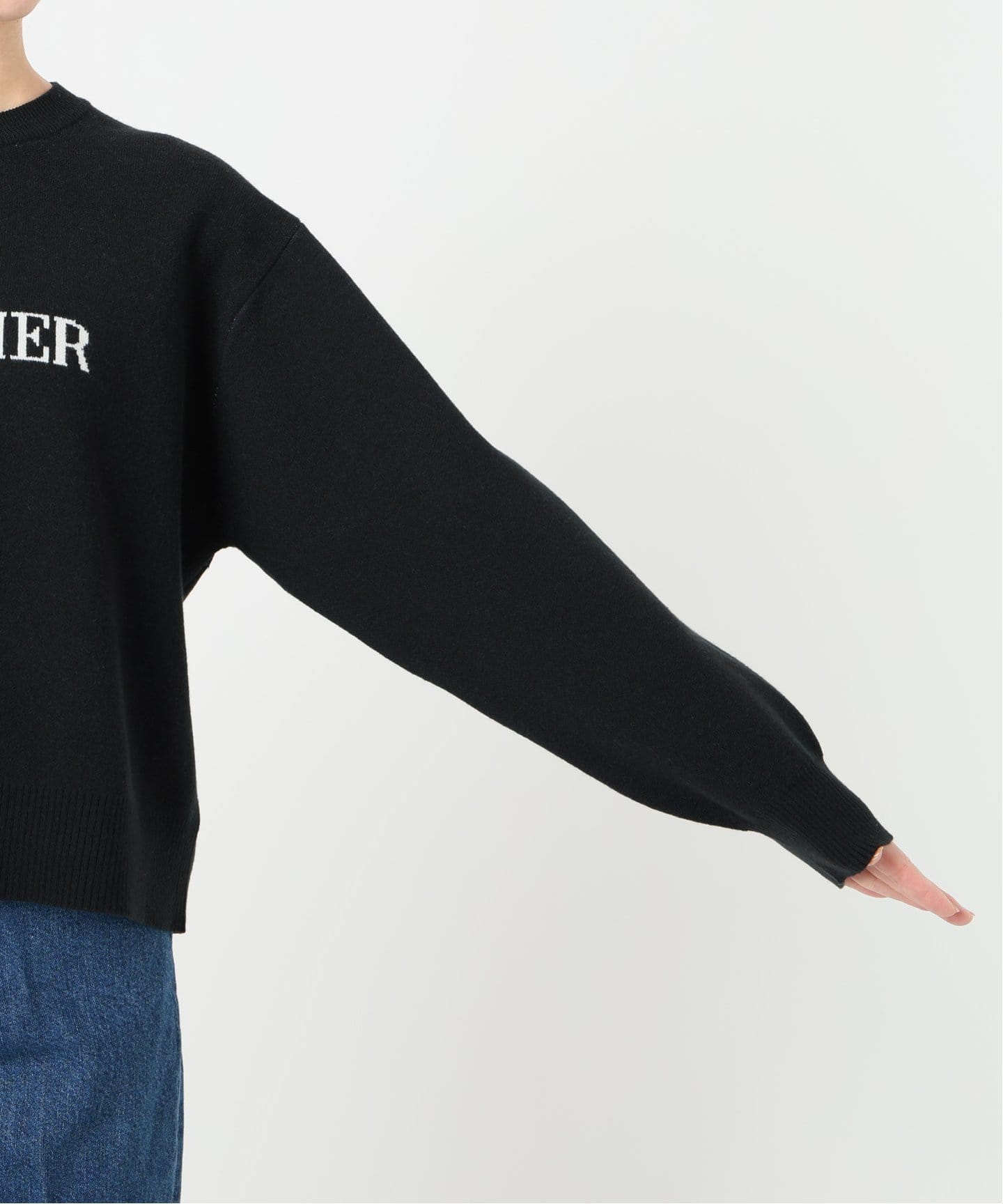 ダブルジャカードロゴニット（ニット／セーター）｜B.C STOCK（ベー