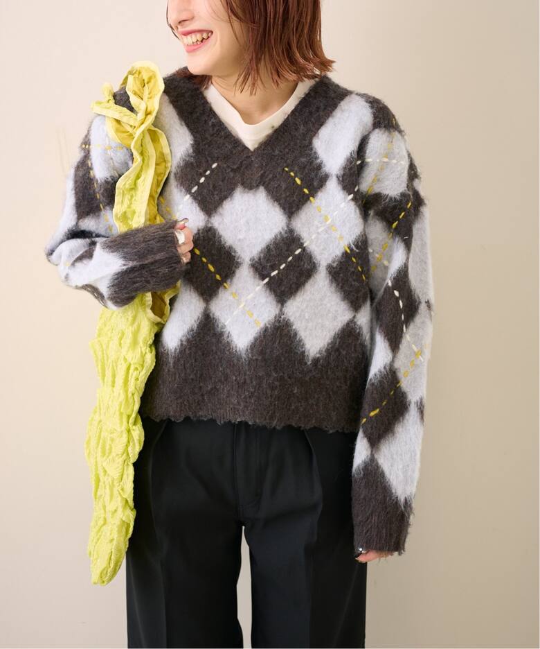 ダイヤ柄ニット（ニット／セーター）｜JOINT WORKS（ジョイント  