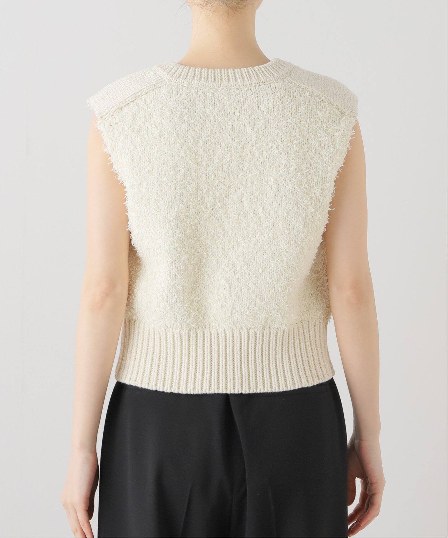 TODAYFUL / トゥデイフル】 Mixyarn Compact Knitvest（ベスト 