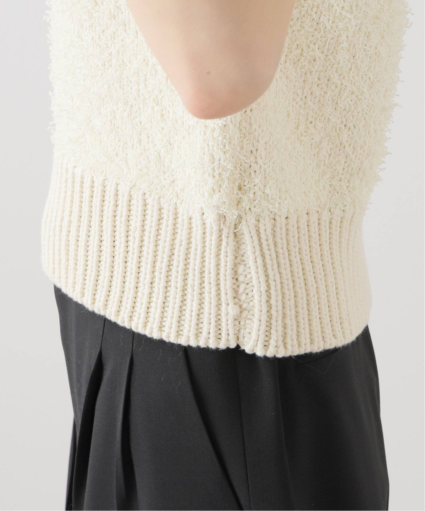 TODAYFUL / トゥデイフル】 Mixyarn Compact Knitvest（ベスト 