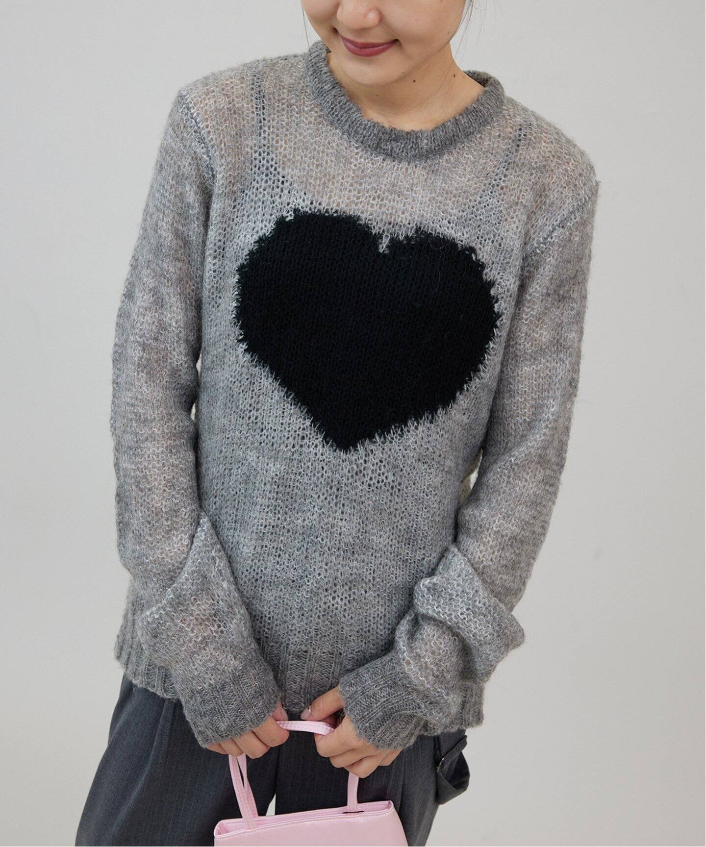ANNA SUI NYC / アナスイエヌワイシー LOVE モヘヤニットプルオーバー 