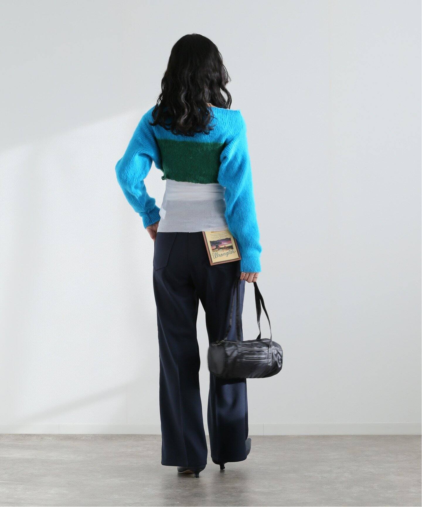 kotohayokozawa/コトハヨコザワ FUZZY SHORT KNIT（ニット／セーター