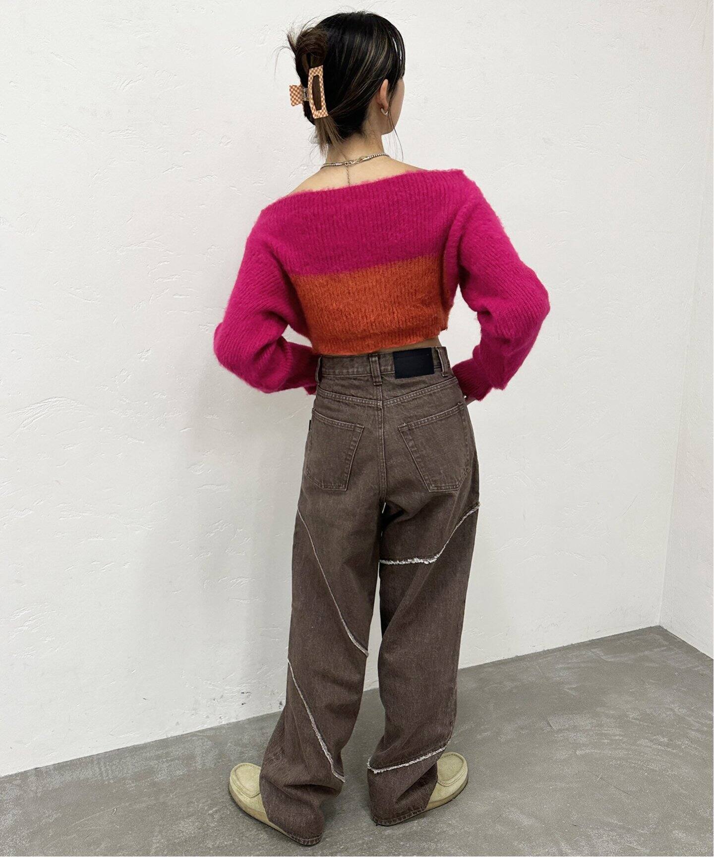 h*a様 kotohayokozawa Cutting Short Knit kotohayokozawa(コトハヨコザワ)のCutting Short Knit MINTの