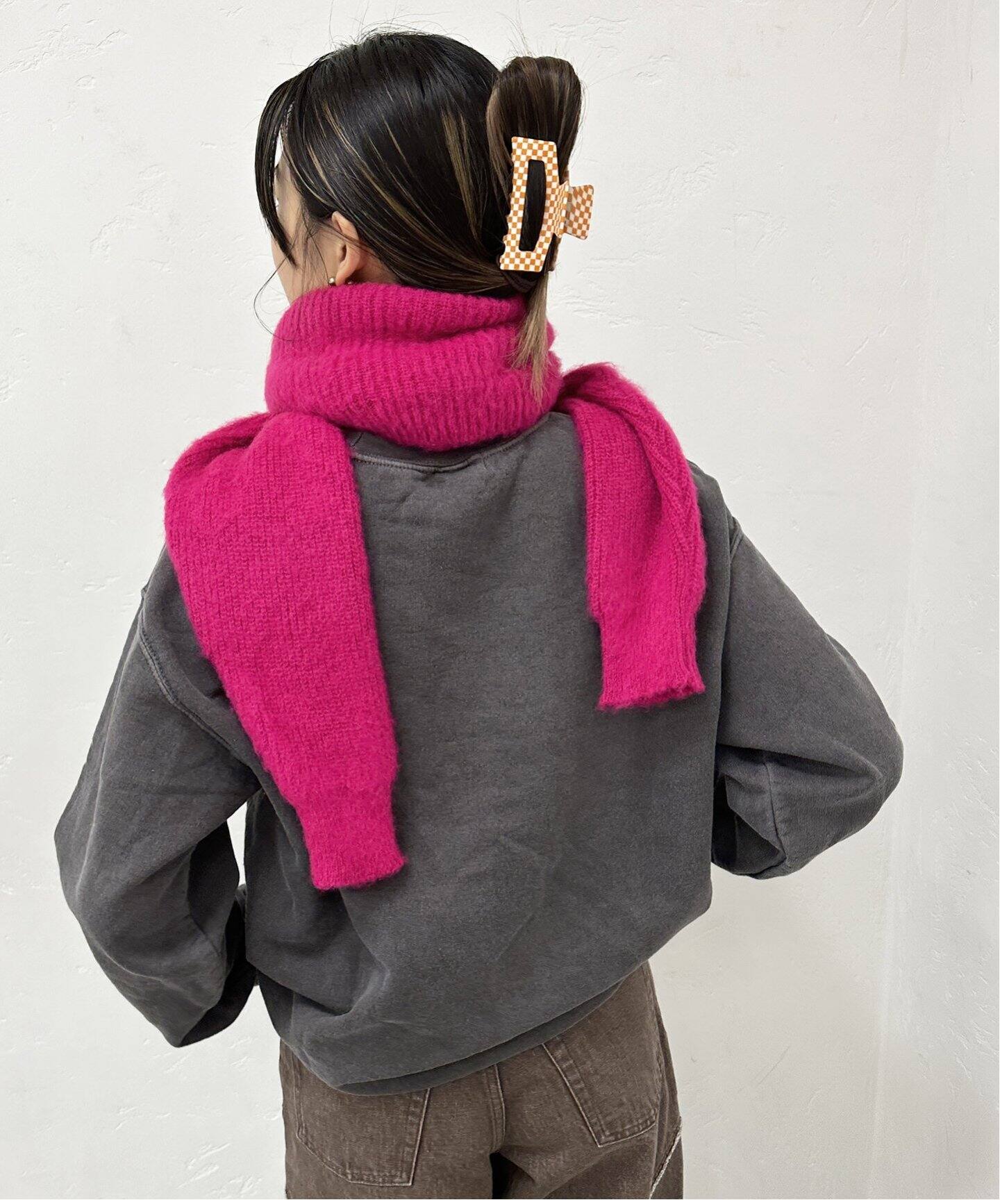 kotohayokozawa/コトハヨコザワ FUZZY SHORT KNIT（ニット