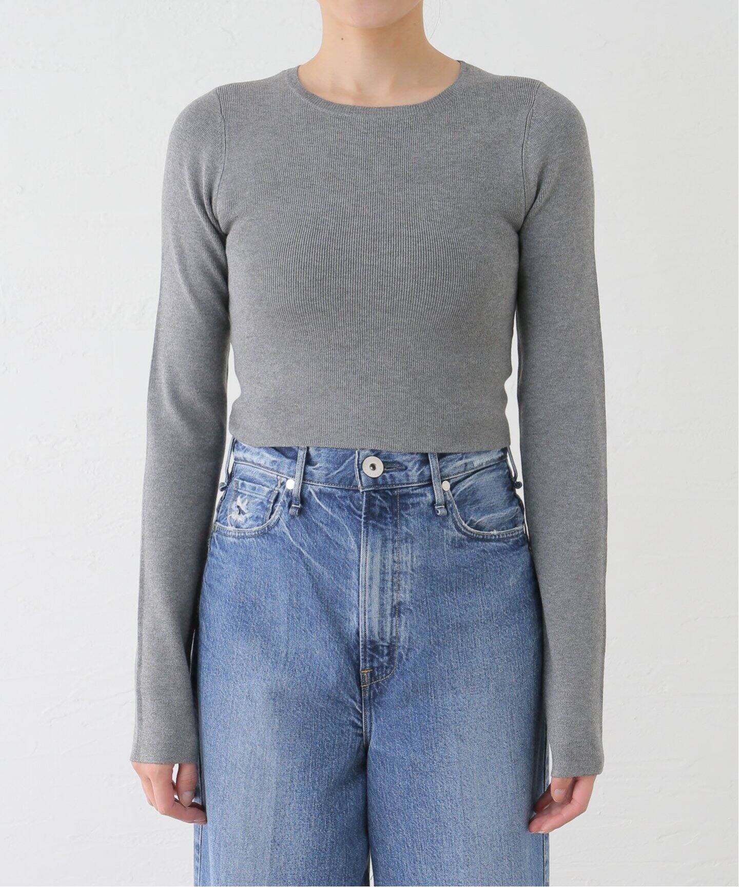 TODAYFUL / トゥデイフル Cropped Smooth Knit（ニット／セーター 